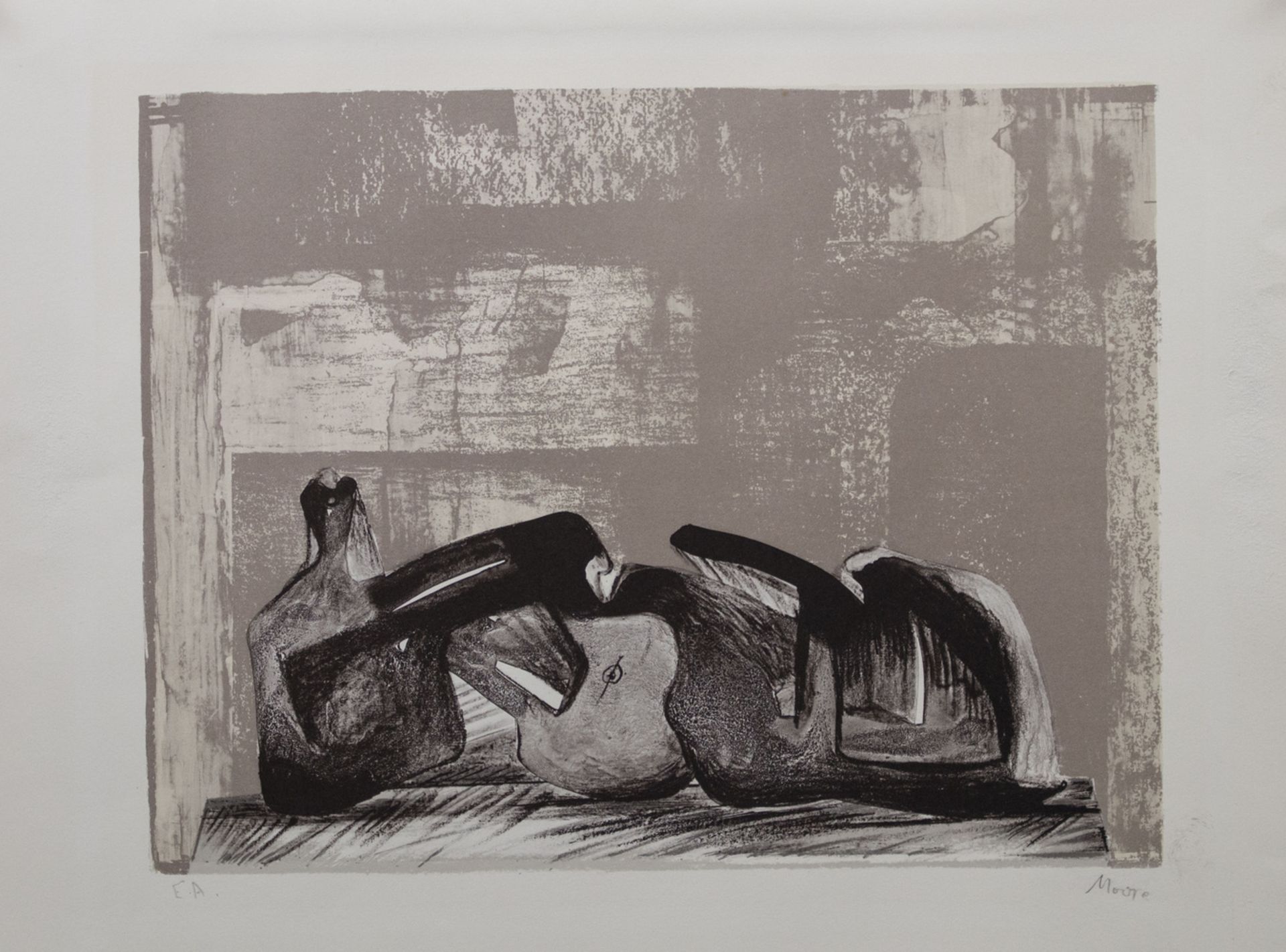 Henry Moore (1898-1986), 'Abstrakte Figuren' / 'Abstract figures', 1960er/1970er