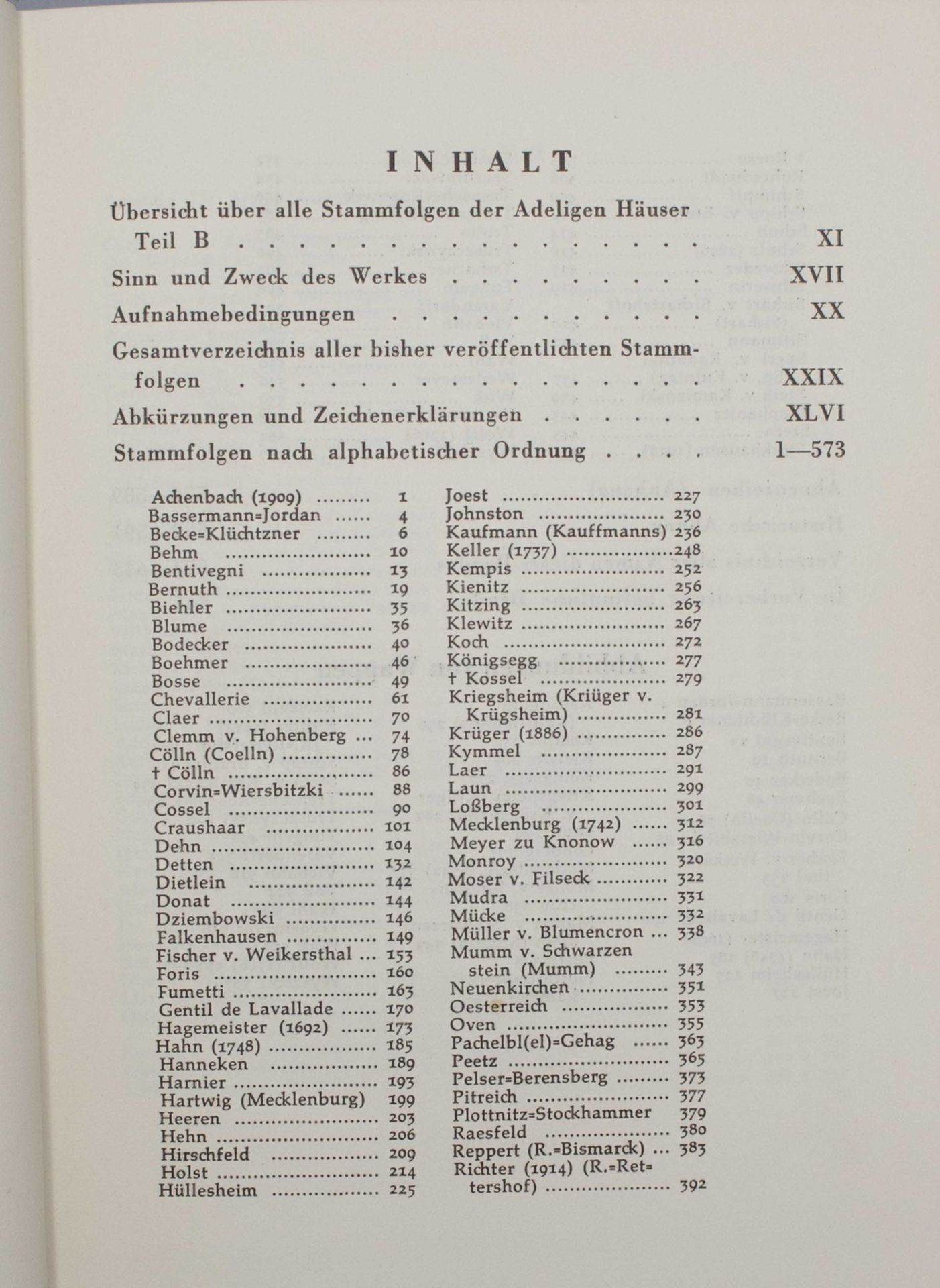 Genealogisches Handbuch des Adels Band III, Glücksburg, 1958 - Bild 3 aus 6