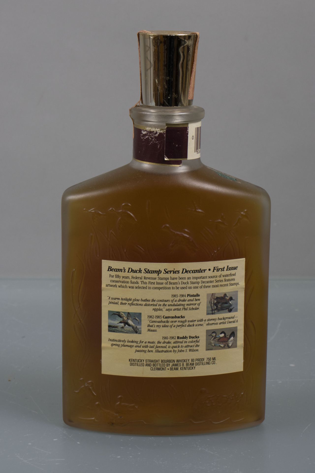 Beam's Duck Stamp Series Decanter-First Issue 1983-1984, Kentucky - Image 2 of 4