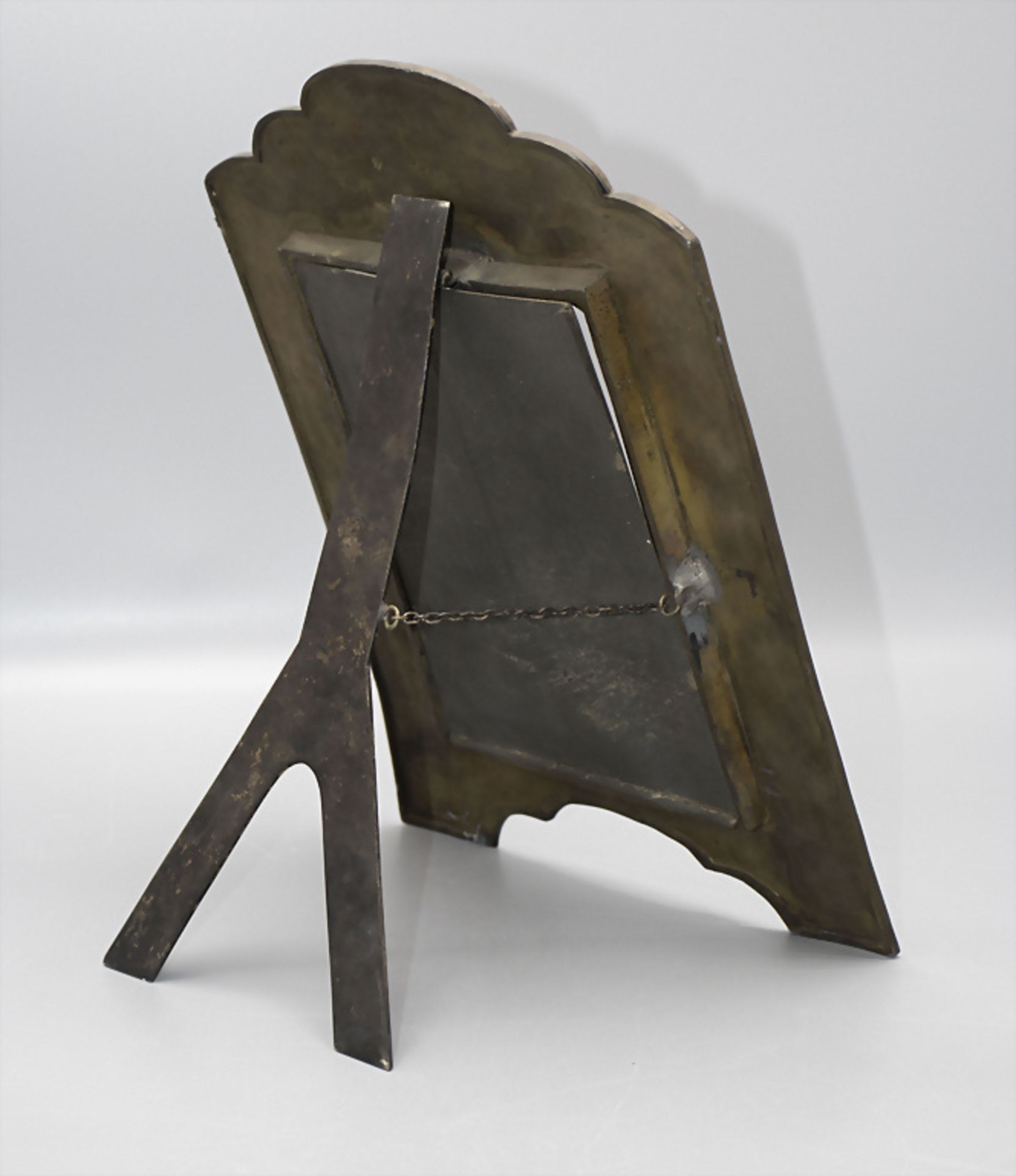 Bronze Bilderrahmen / A bronze frame, 19. Jh. - Bild 3 aus 3