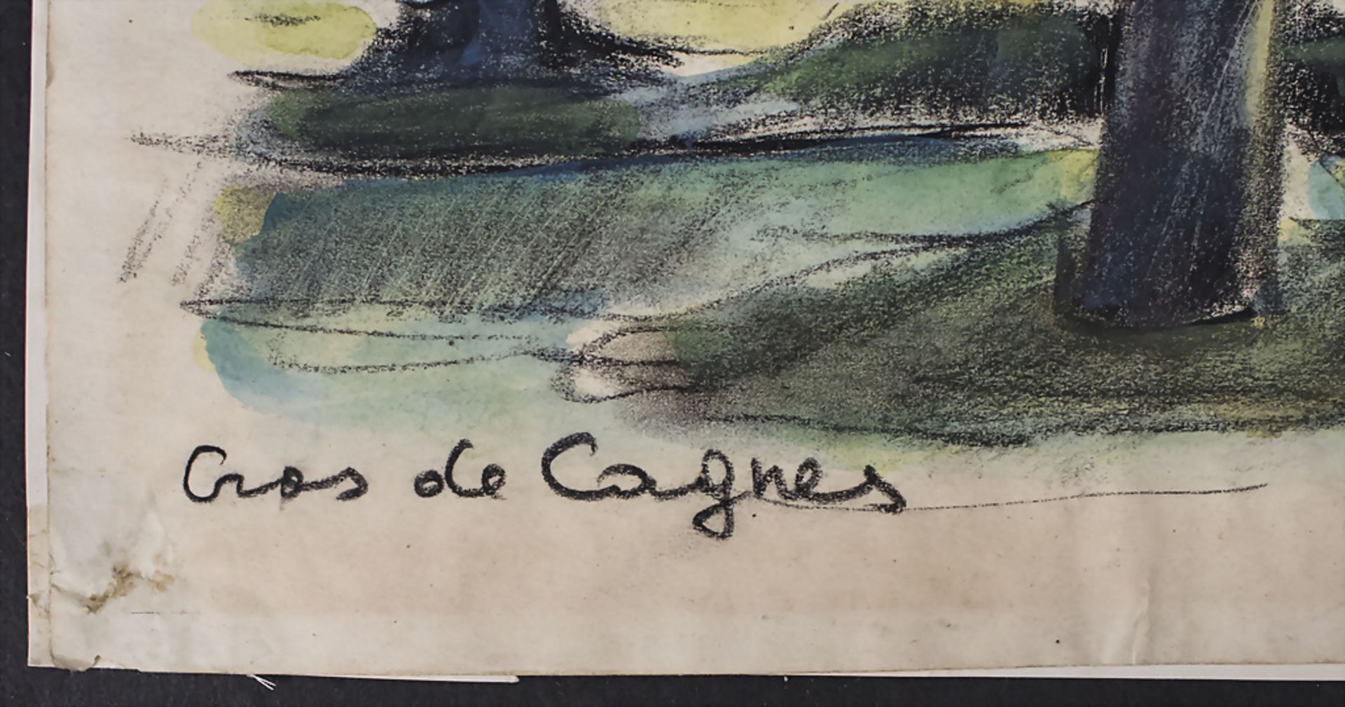 Michel ADLEN (1898-1980), 'Hain bei Cros de Cagnes' / 'A grove by Cros de Cagnes', 1958 - Bild 3 aus 5