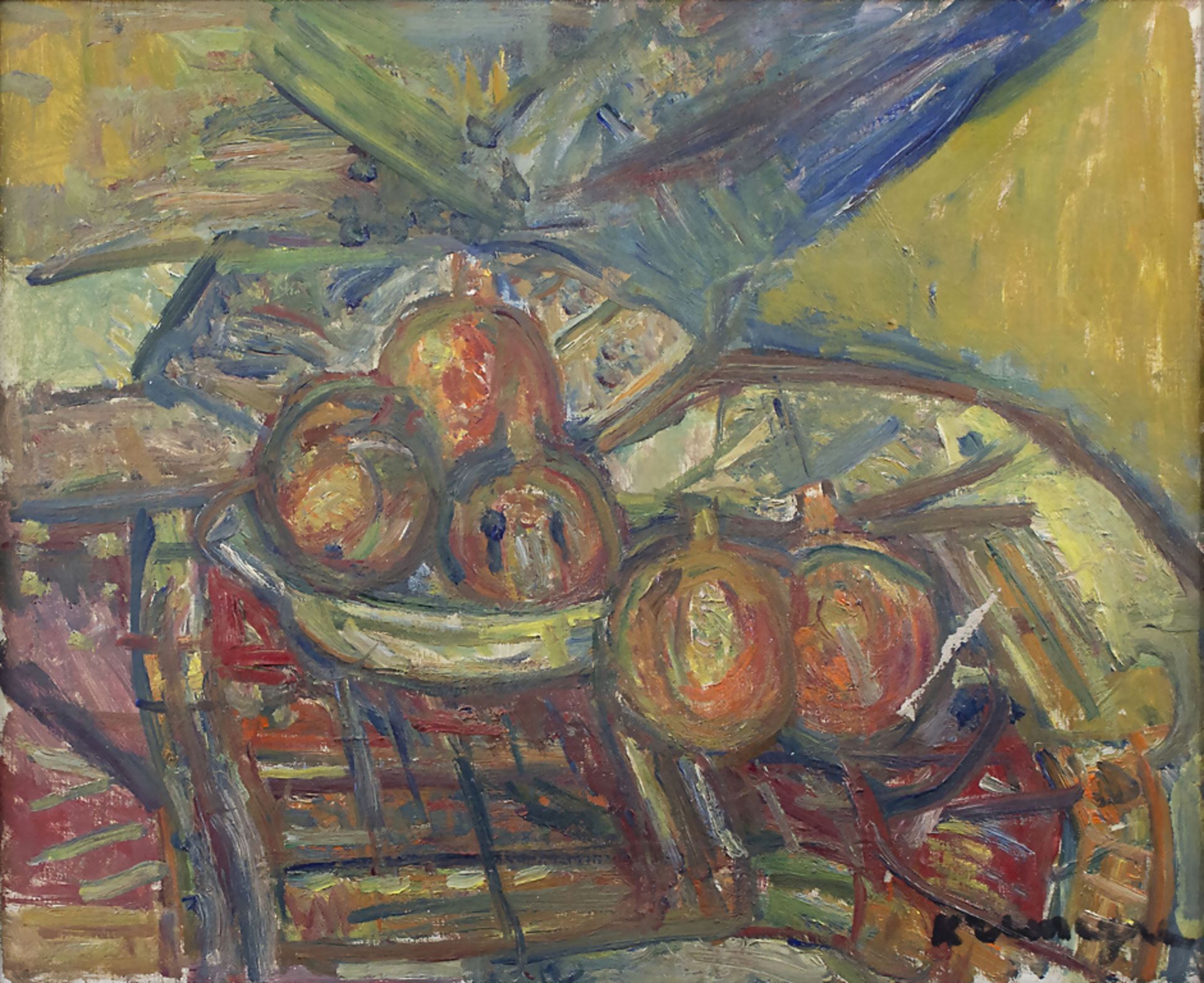 Pinchus KREMEGNE (1890-1981), 'Stillleben mit Zitrusfrüchten' / 'Still life with citrus fruits'