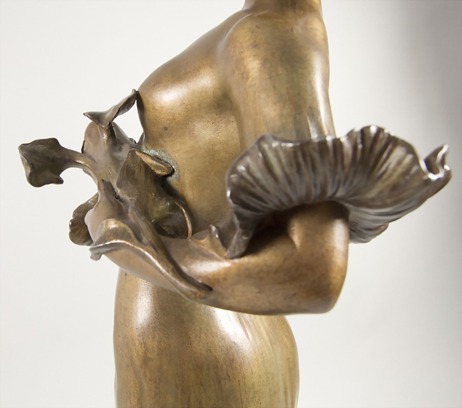 Lucien Charles Edouard ALLIOT (1877-1967), Jugendstil Skulptur 'Flora' / Art Nouveau sculpture ... - Bild 8 aus 10