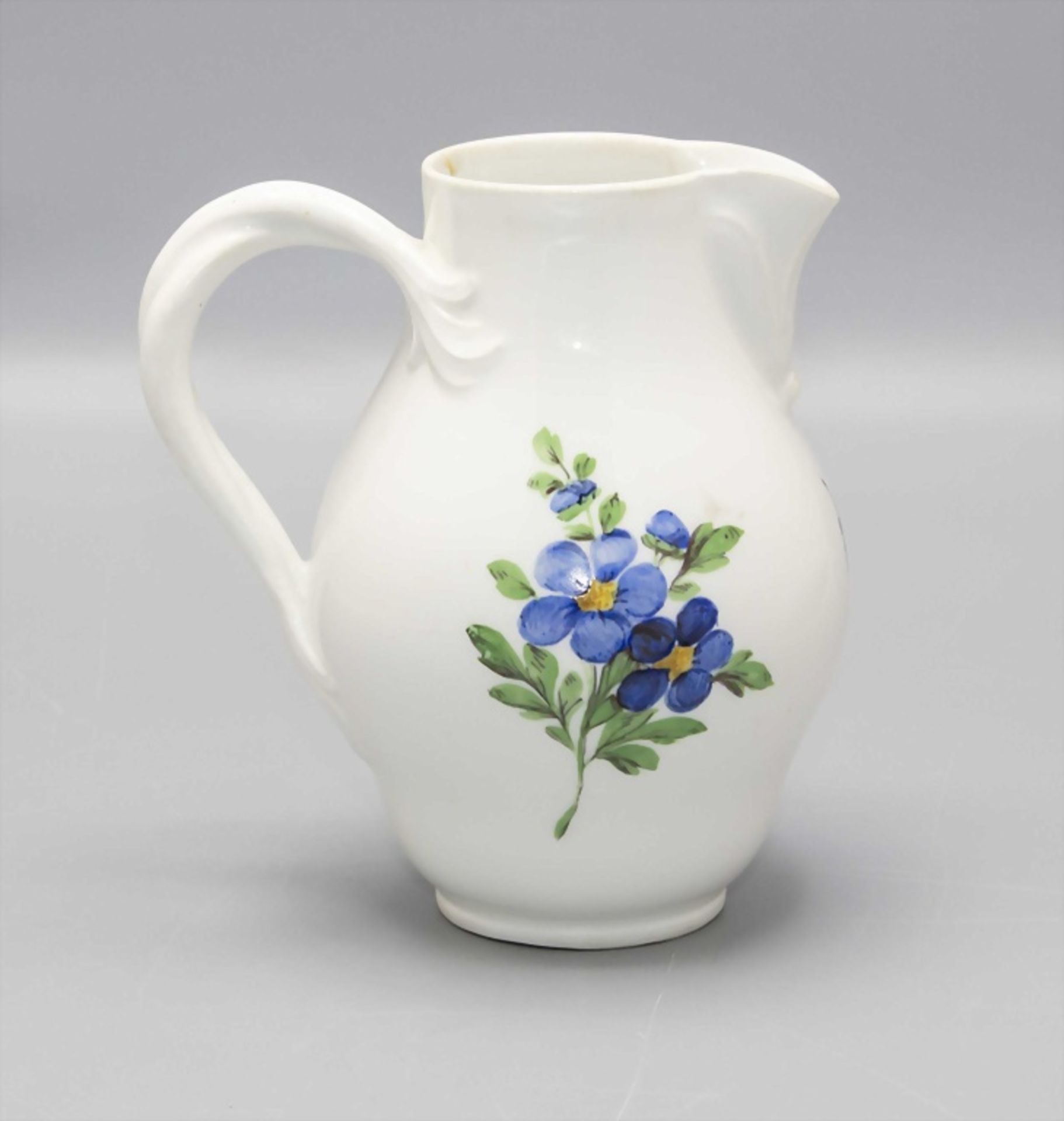 Milchkännchen mit Blumenbouquet / A milk jug with flower bouquet, Meissen, Marcolini-Periode, ... - Image 3 of 5