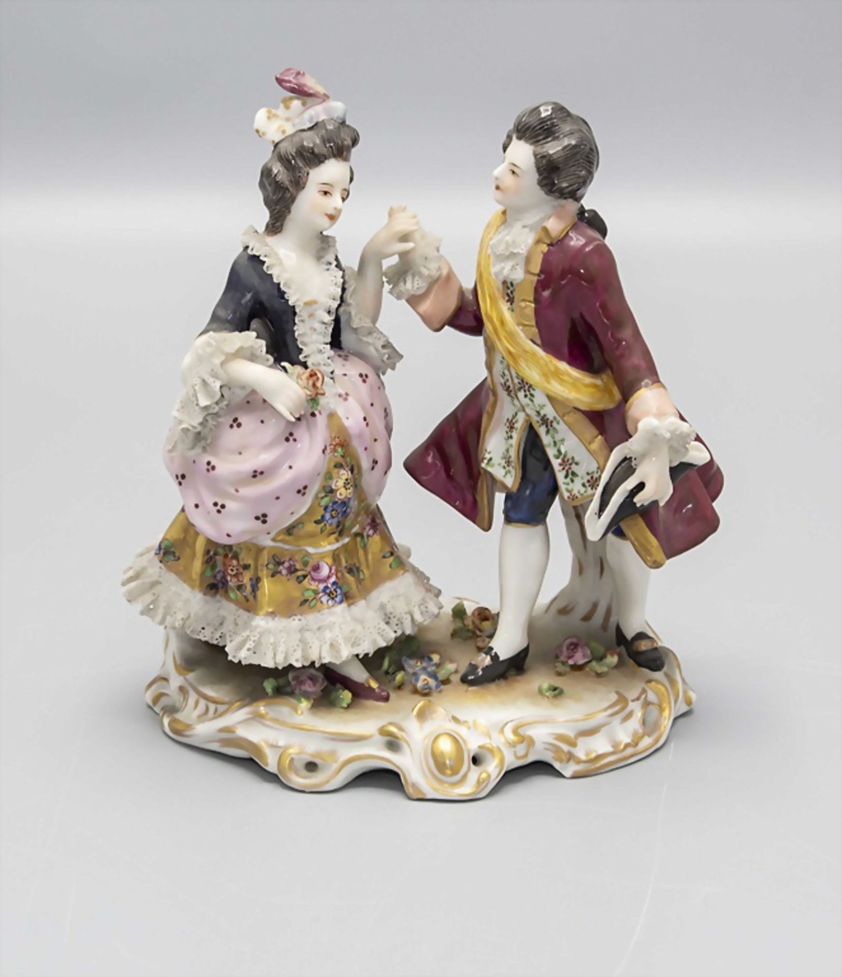 3 Figurengruppen / 3 porcelain figures, Volkstedt-Rudolstadt, 1. Hälfte 20. Jh. - Bild 2 aus 10