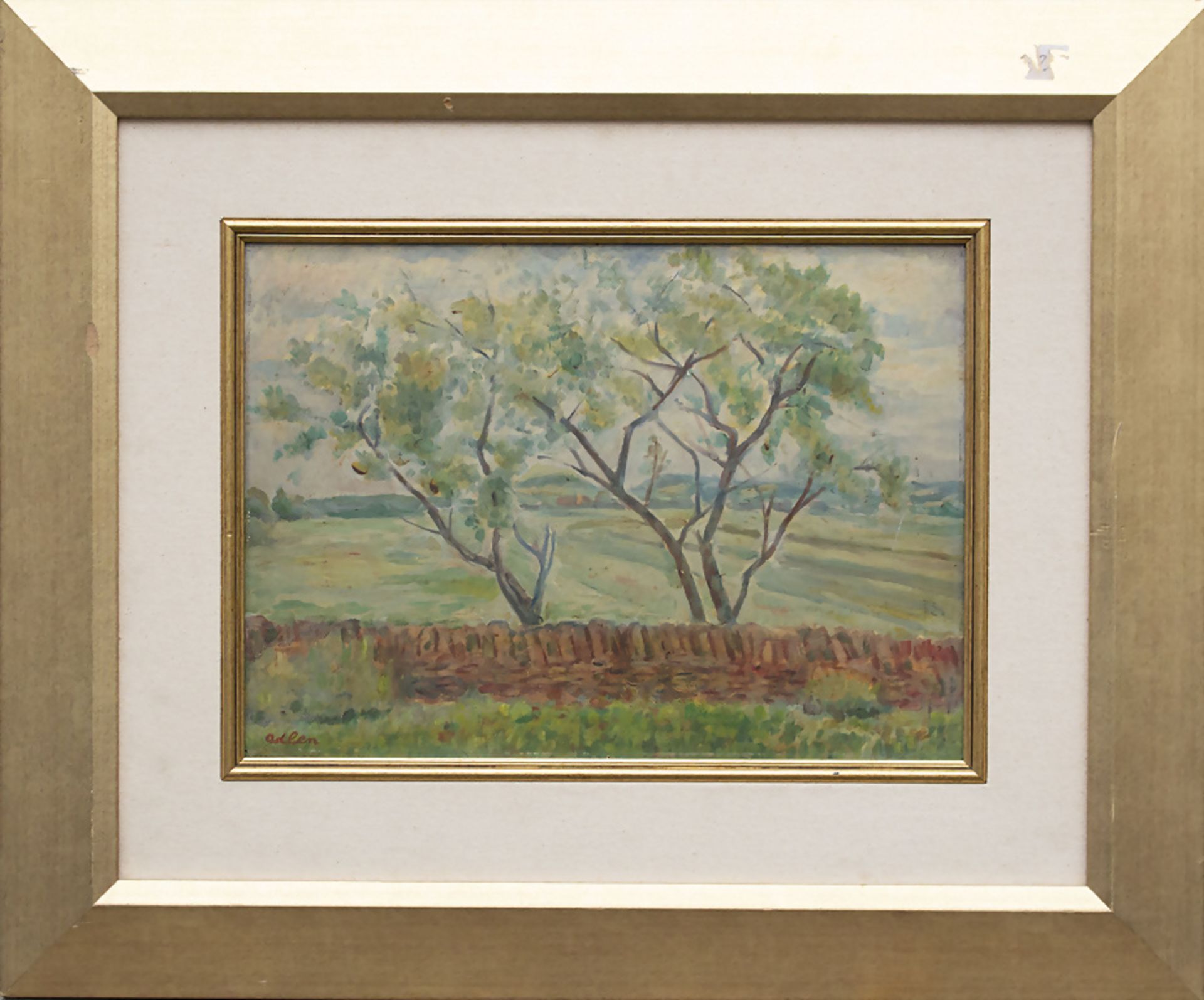 Michel ADLEN (1898-1980), 'Landschaft mit Bäumen' / 'landscape with trees', 1945 - Bild 2 aus 5
