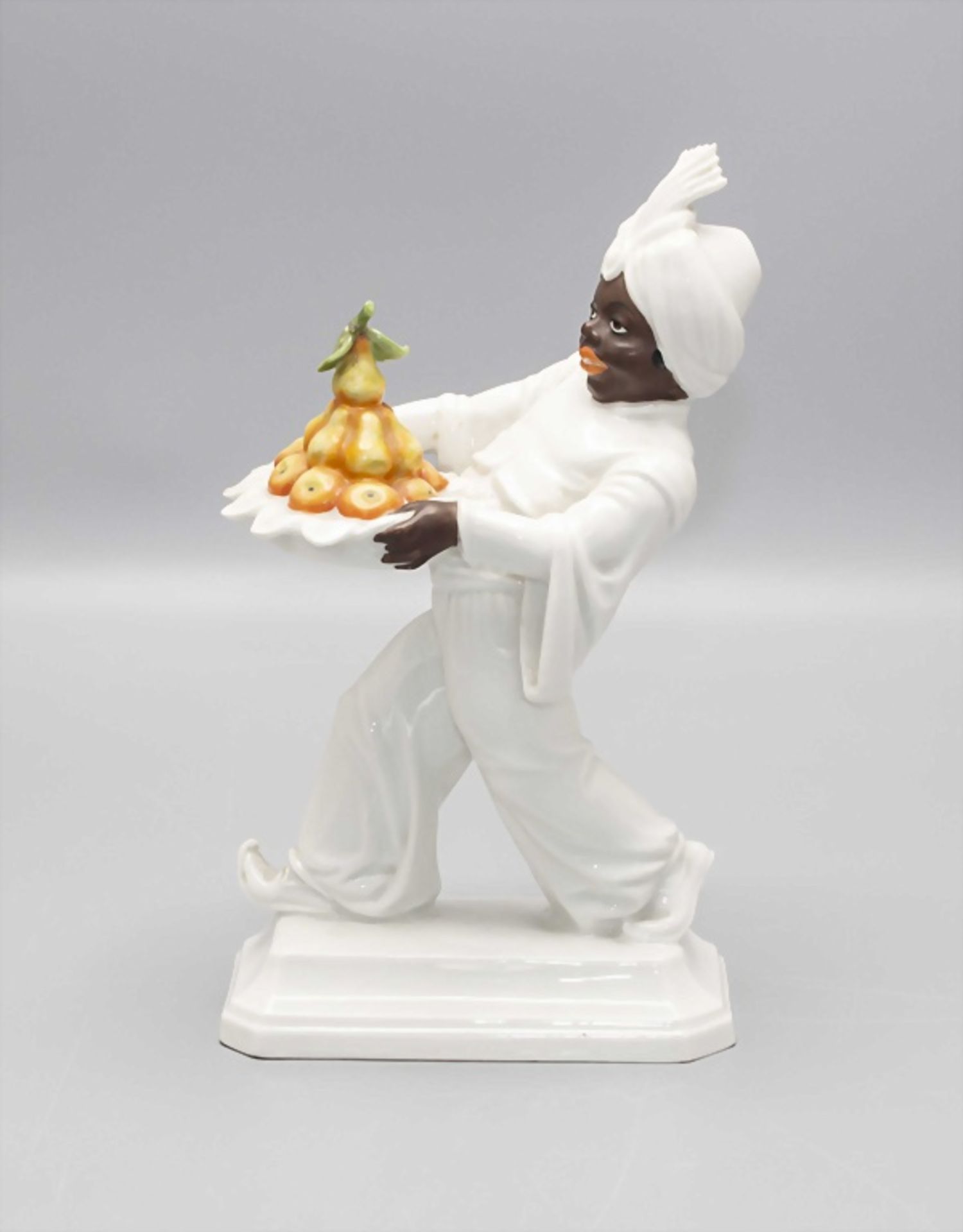 Mohr mit Früchtetablett / A blackamoor with a tray of fruits, Rosenthal, 1950er Jahre - Image 2 of 5