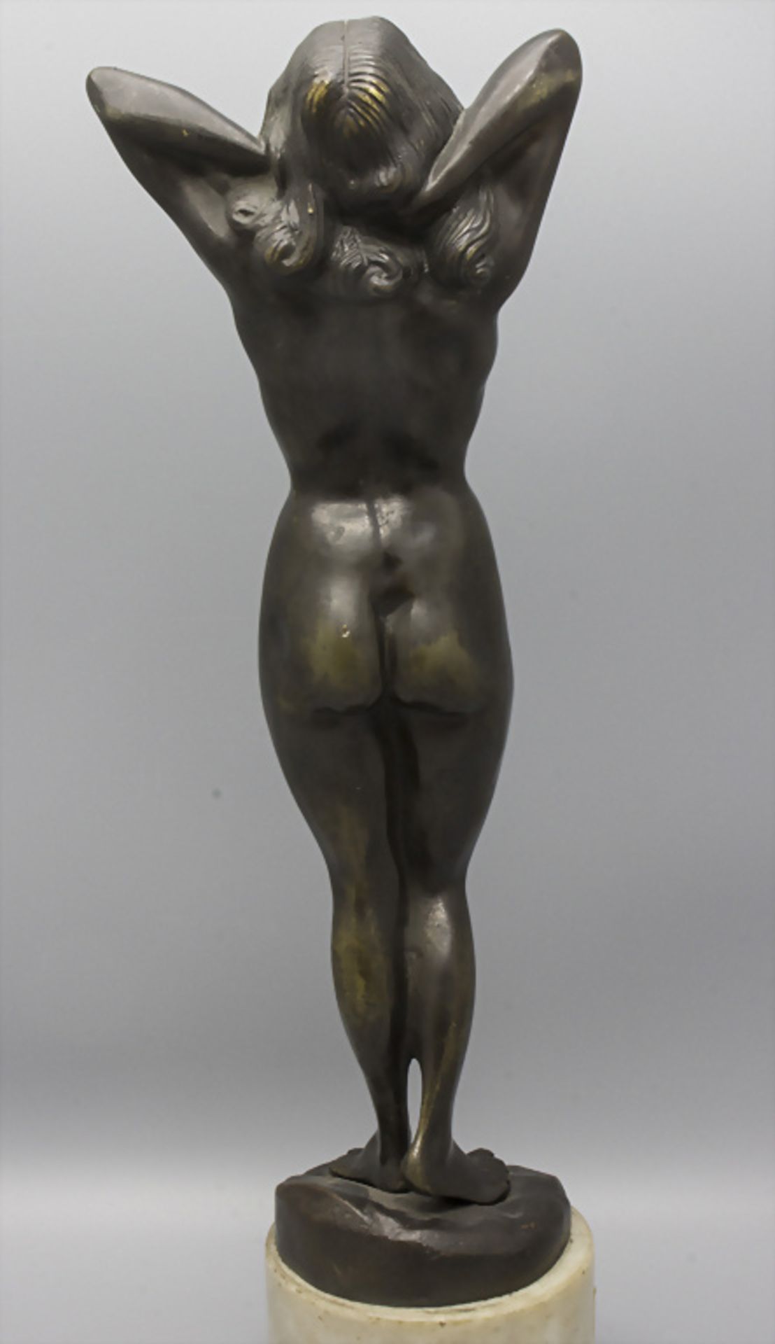 Jugendstil Akt / An Art Nouveau bronze of a nude, deutsch, um 1900 - Image 6 of 7