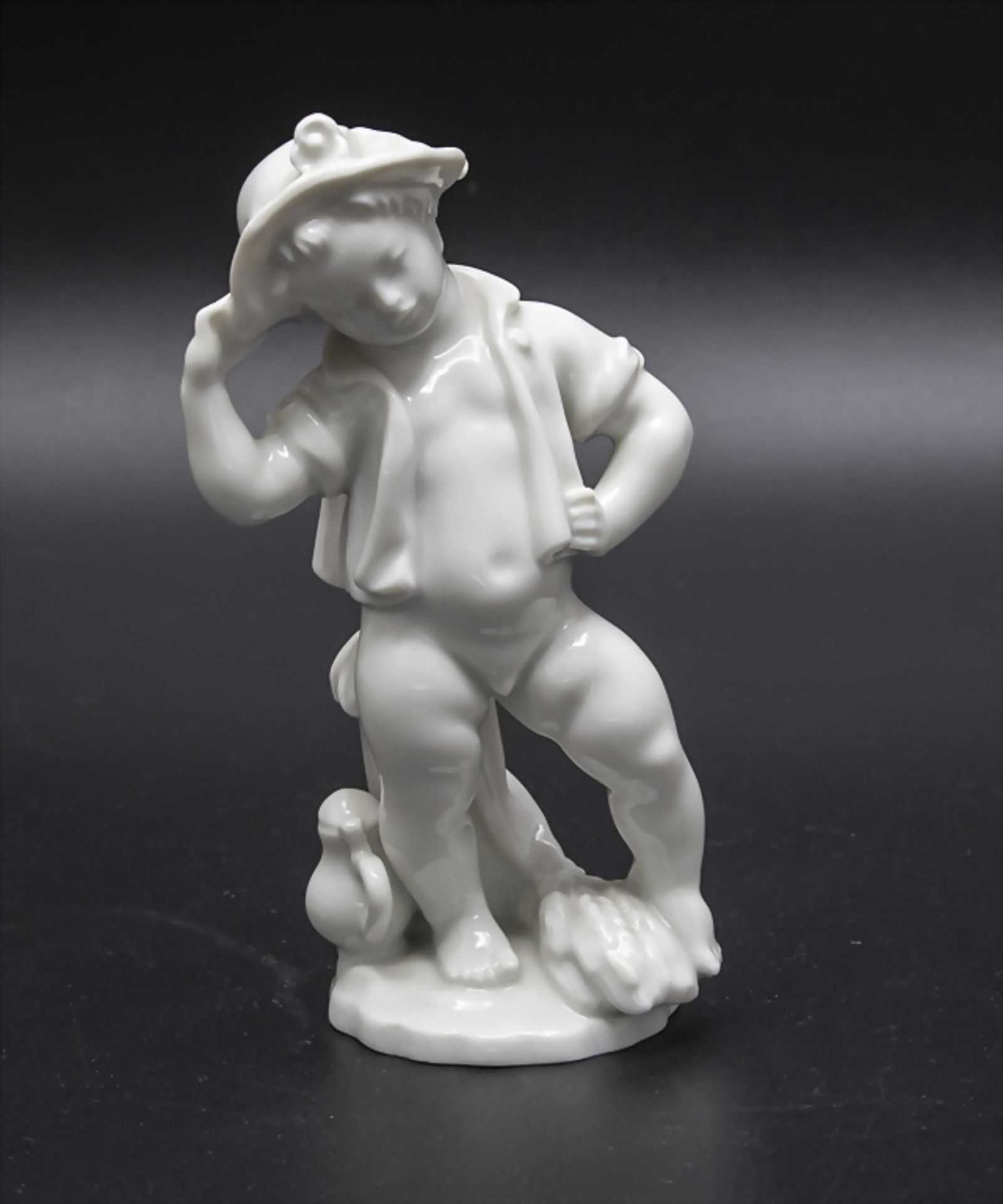 Figur 'Sommer-Putto' / A figure of a cherub depicting the Summer, Michael Powolny, Augarten, ...