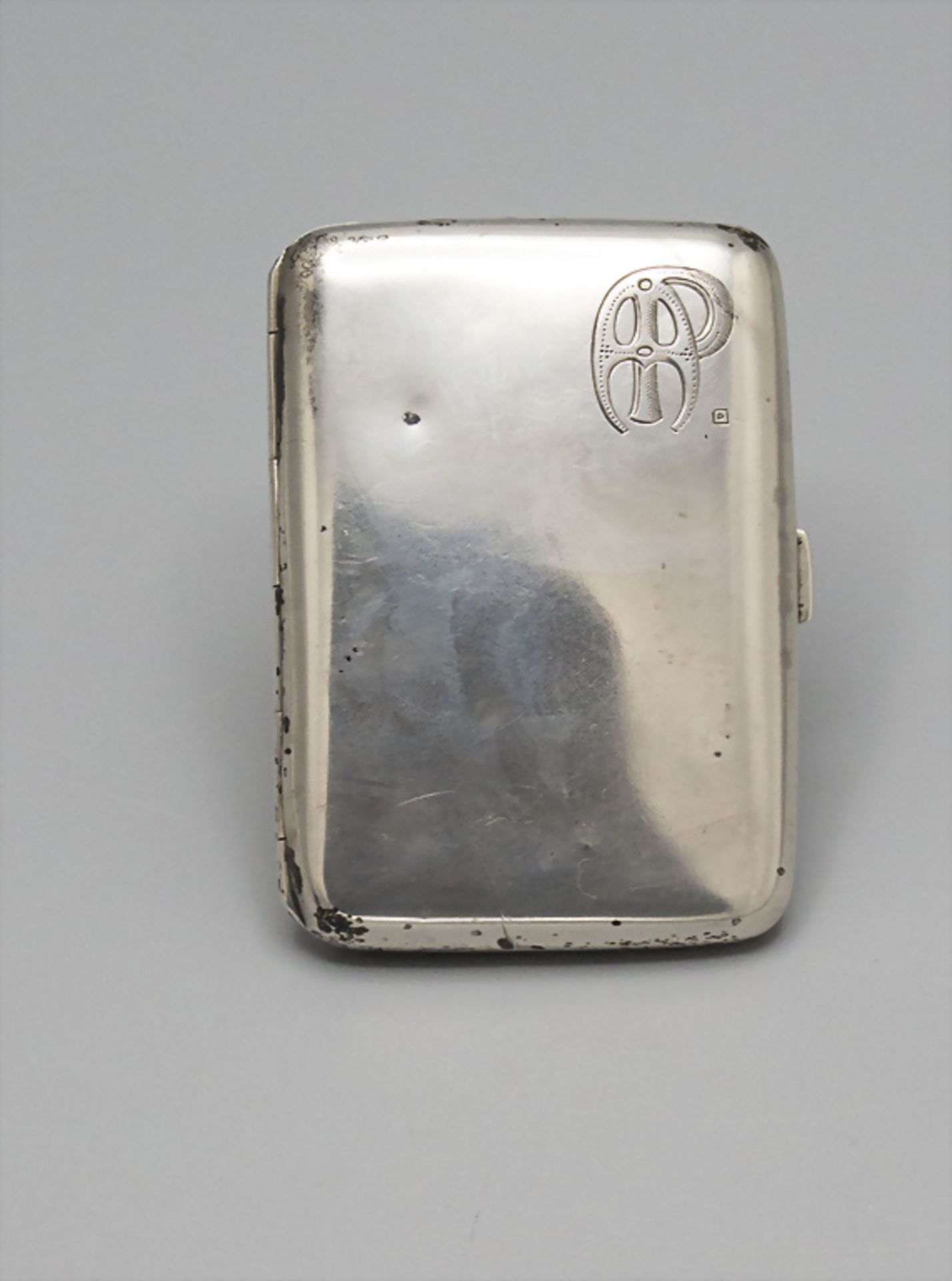 Jugendstil Zigarettenetui / An Art Nouveau silver cigarette case, Lutz & Weiss, Pforzheim, um 1906