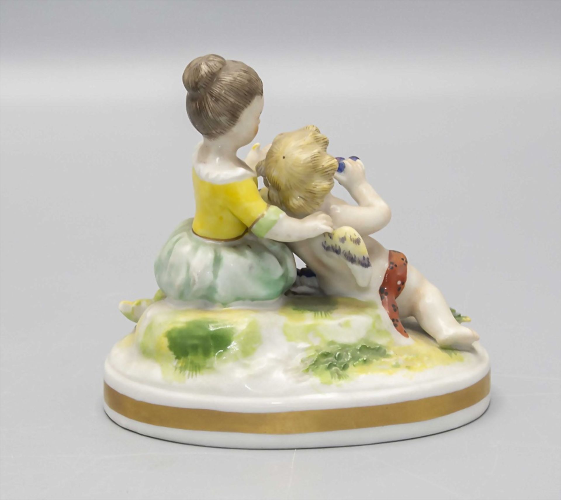 3 Figurengruppen / 3 porcelain figures, Volkstedt-Rudolstadt, 1. Hälfte 20. Jh. - Bild 9 aus 10