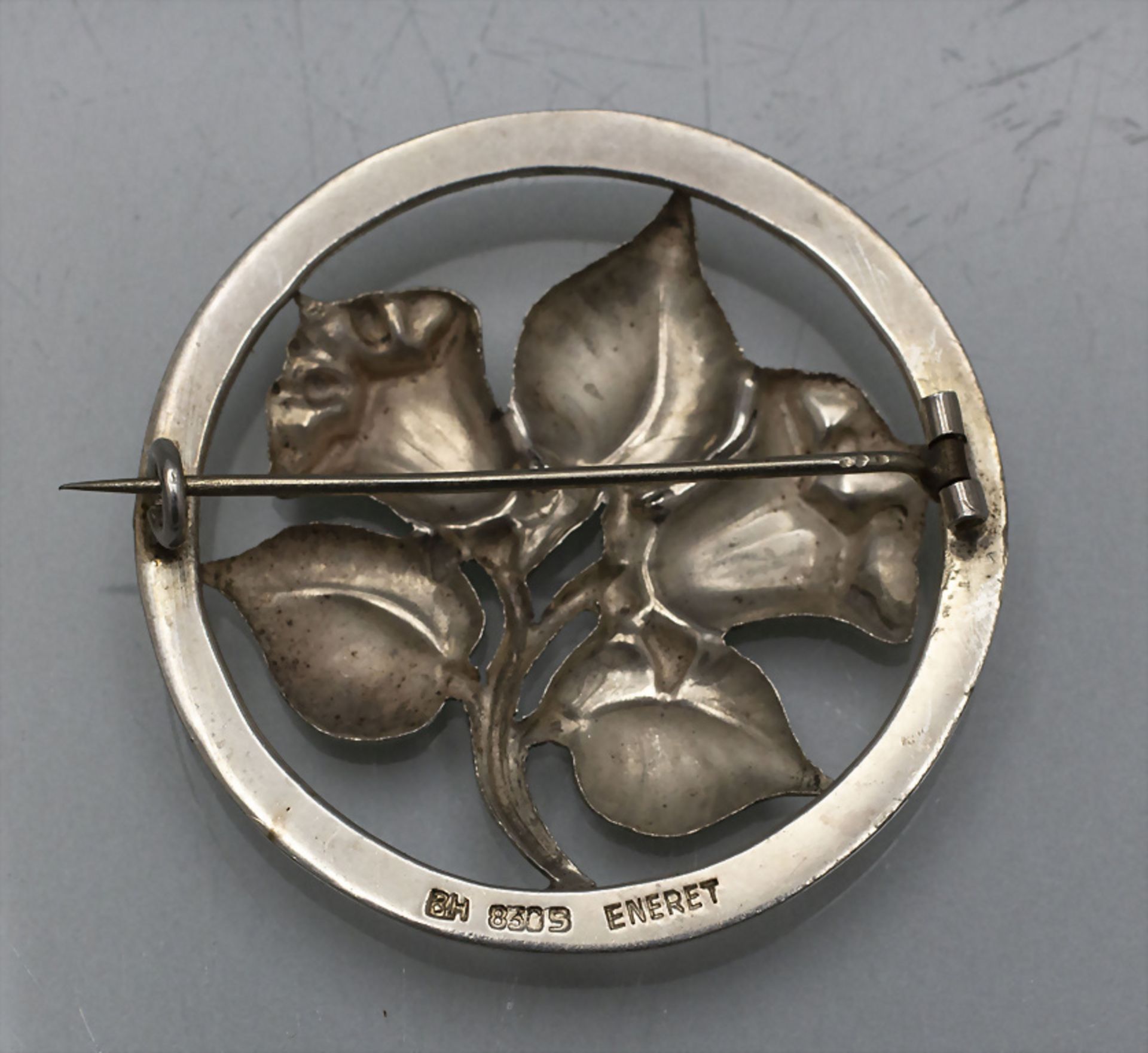 Jugendstil Silberbrosche / An Art Nouveau Sterling silver brooch, Bernhard Hertz, ... - Image 2 of 2