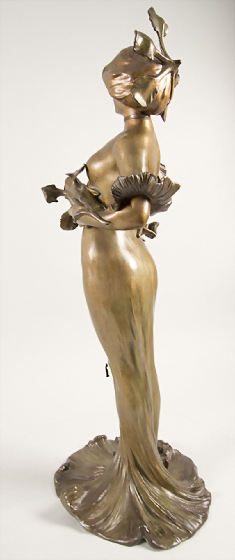 Lucien Charles Edouard ALLIOT (1877-1967), Jugendstil Skulptur 'Flora' / Art Nouveau sculpture ... - Bild 4 aus 10