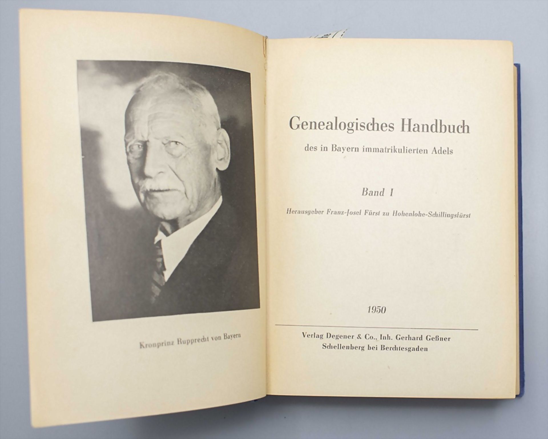Genealogisches Handbuch des in Bayern immatrikulierten Adels, 1950-1952 - Image 2 of 6