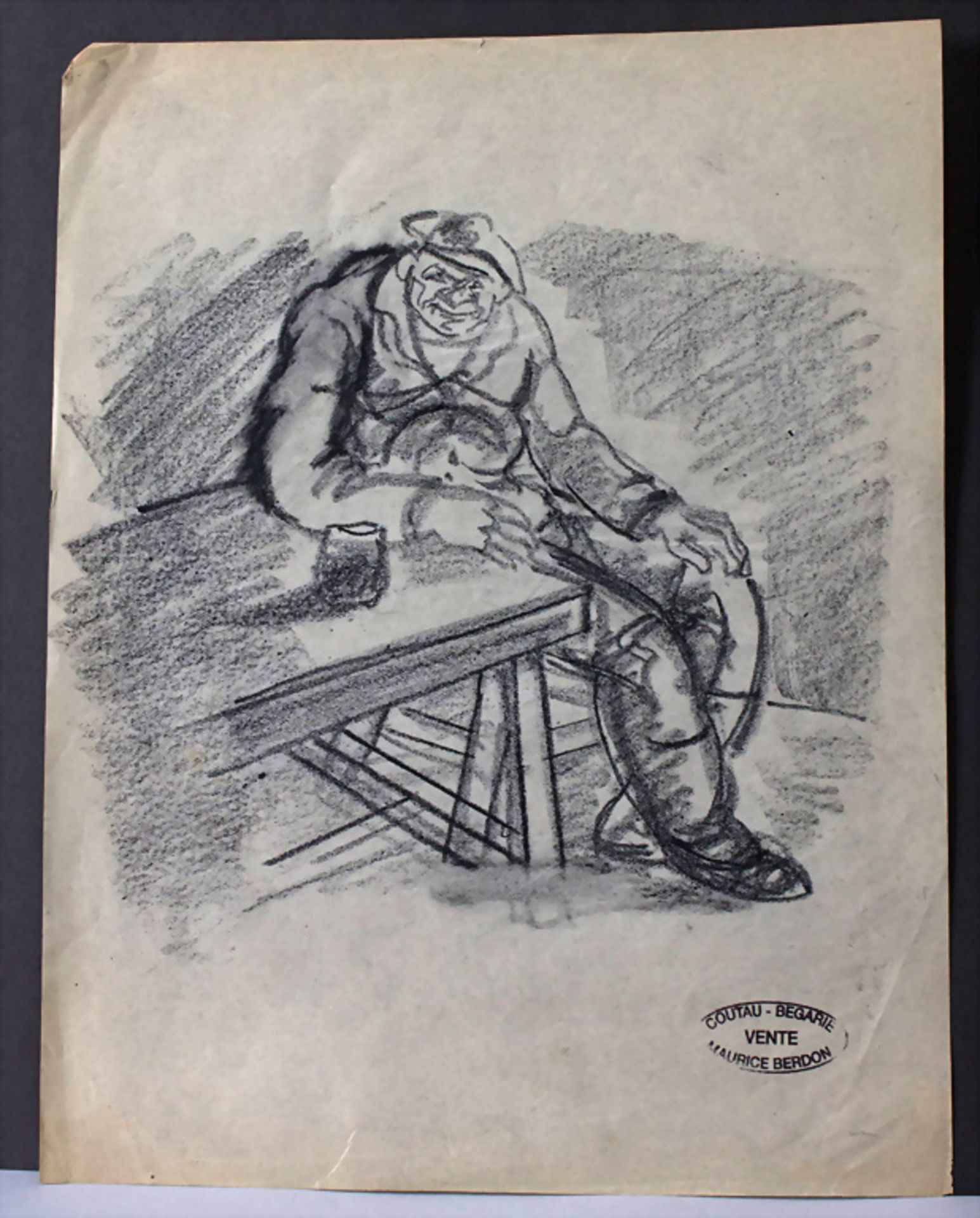 Maurice Berdon, 4 Zeichnungen / 4 drawings, 20. Jh. - Image 5 of 5