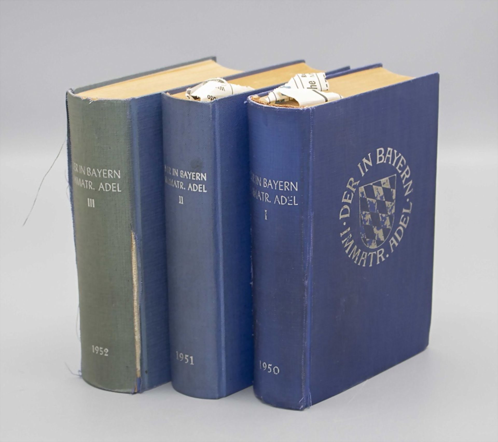 Genealogisches Handbuch des in Bayern immatrikulierten Adels, 1950-1952