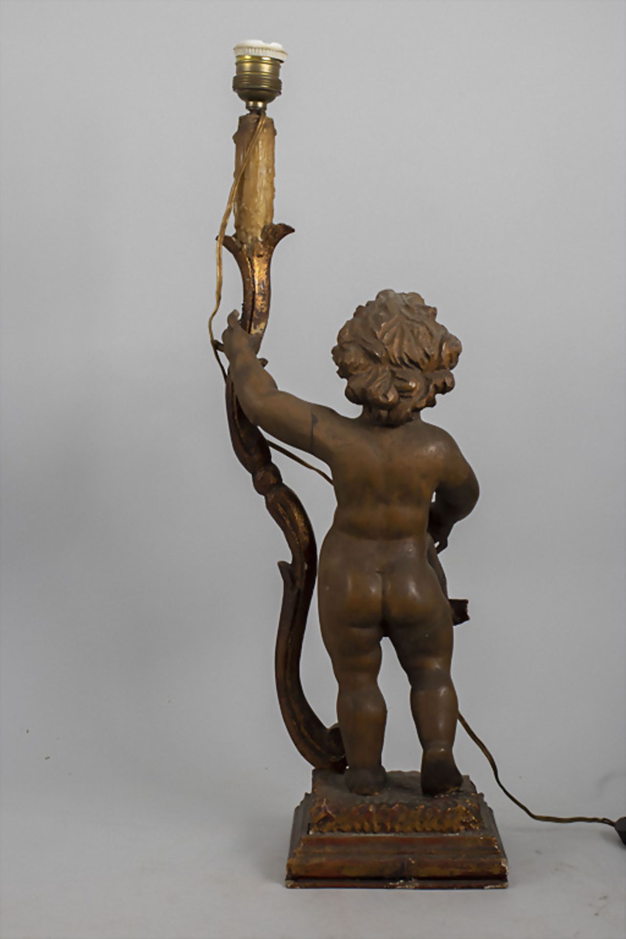 Figurenlampe 'Putto' / A figural lamp 'Cherub' - Image 5 of 9