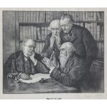 Eugène Dété (1848-1922), 'Die Wissenschaftler' / 'The scientists', 1920