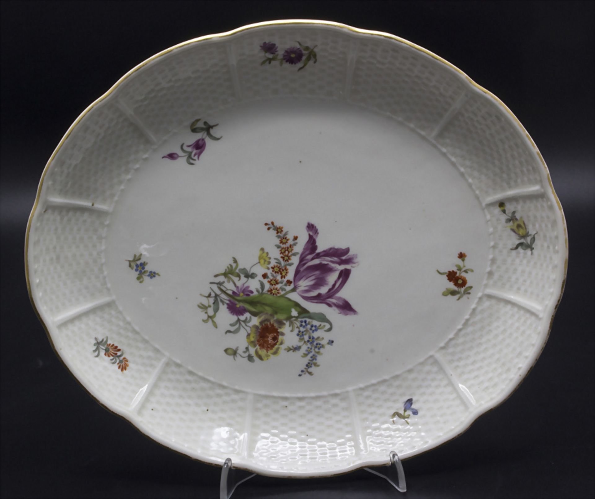 Schale mit Blumenmalerei / A bowl with flowers, Ludwigsburg, um 1770