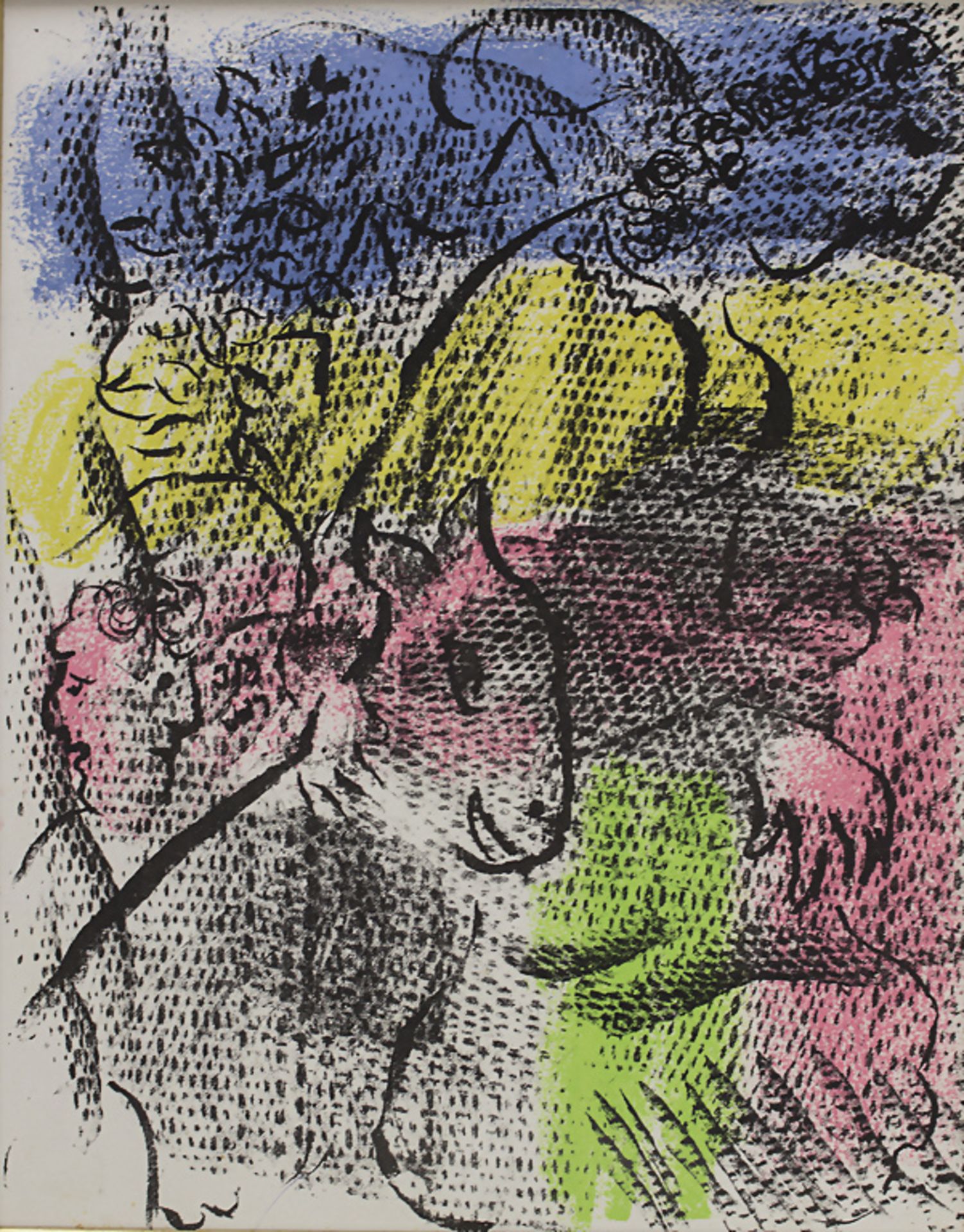 Marc Chagall (1887-1985), 'Frau mit Esel' / 'A woman with a donkey', 1970