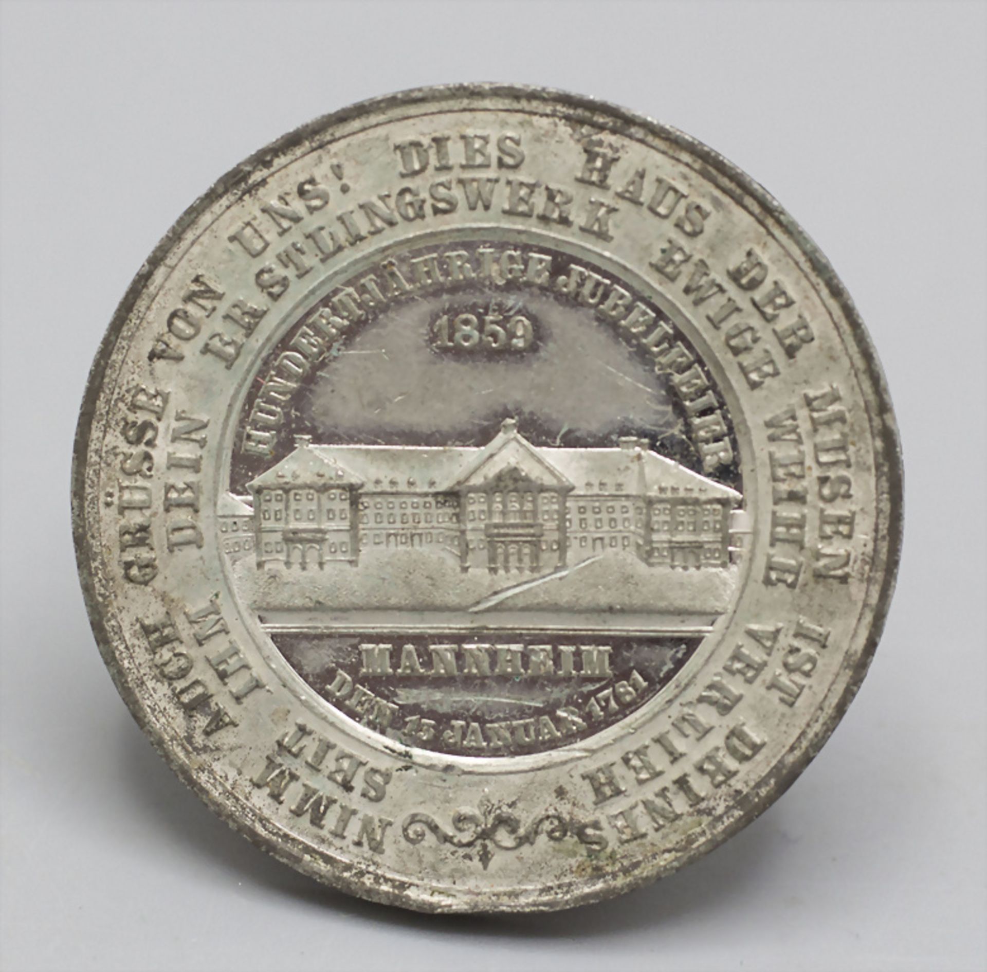 Mannheim Medaille Schiller, 1859 - Image 2 of 2