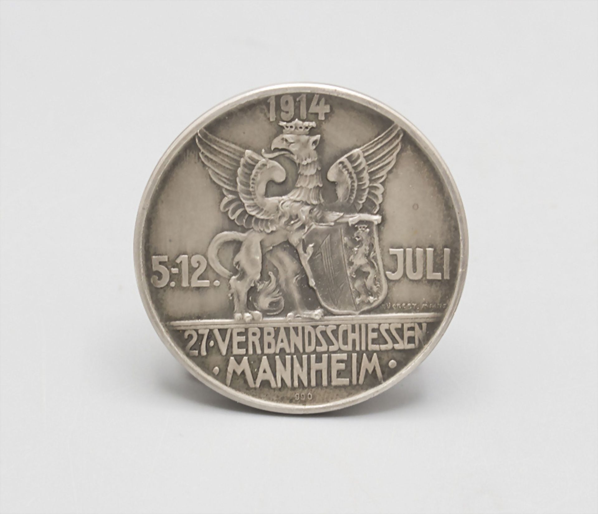 Mannheim Medaille Verbandsschießen, 1914 - Image 2 of 2