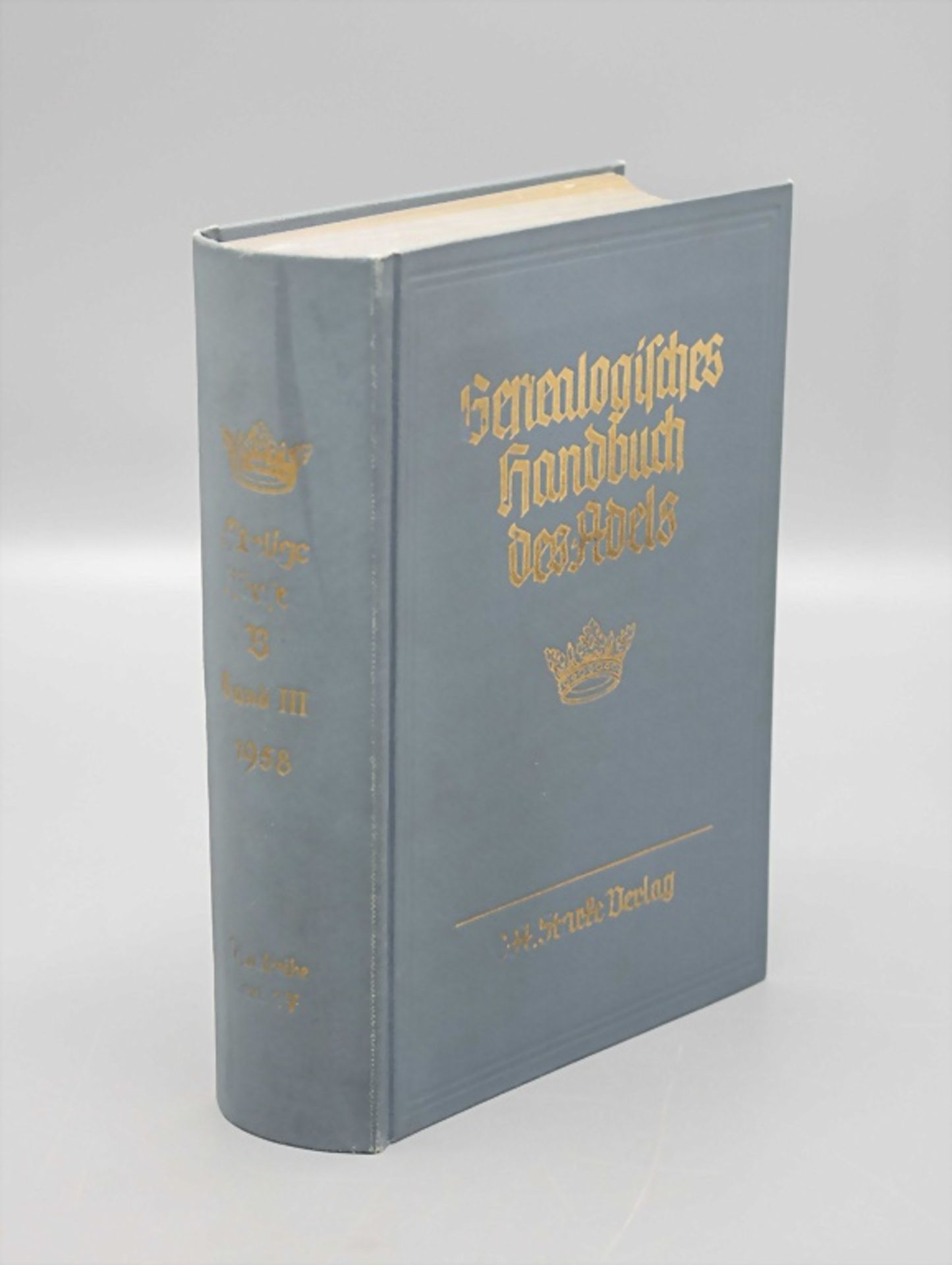 Genealogisches Handbuch des Adels Band III, Glücksburg, 1958