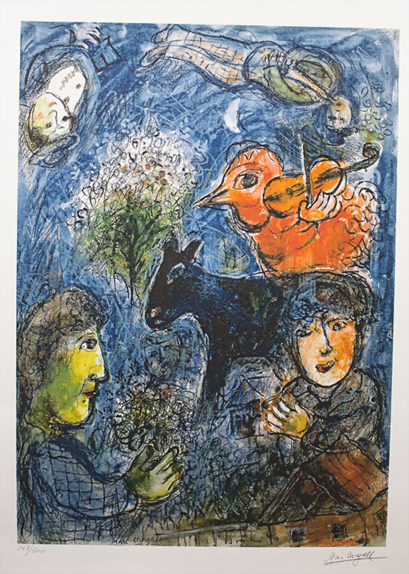 Marc CHAGALL (1887-1985), 'Ohne Titel' / 'Without title' - Image 2 of 4