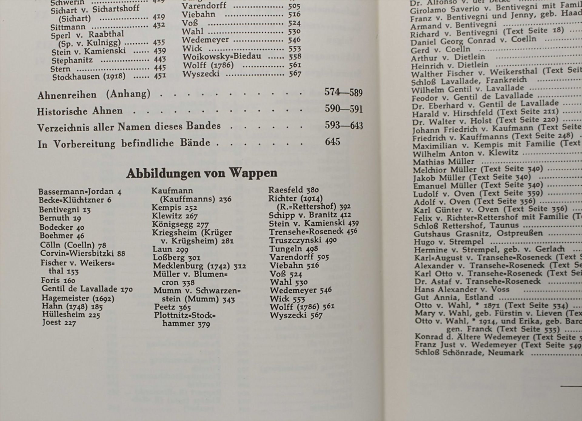 Genealogisches Handbuch des Adels Band III, Glücksburg, 1958 - Image 6 of 6