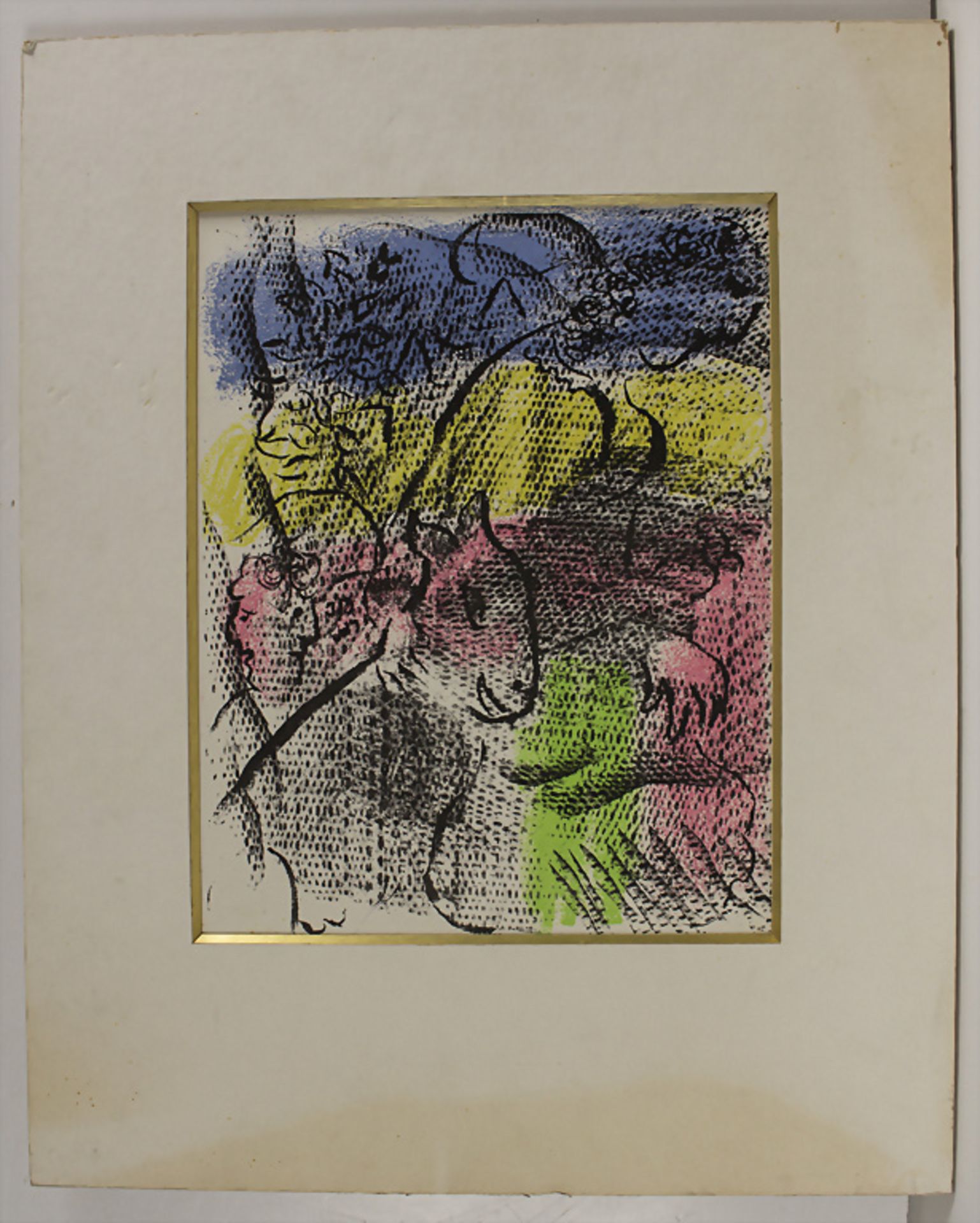 Marc Chagall (1887-1985), 'Frau mit Esel' / 'A woman with a donkey', 1970 - Image 2 of 3