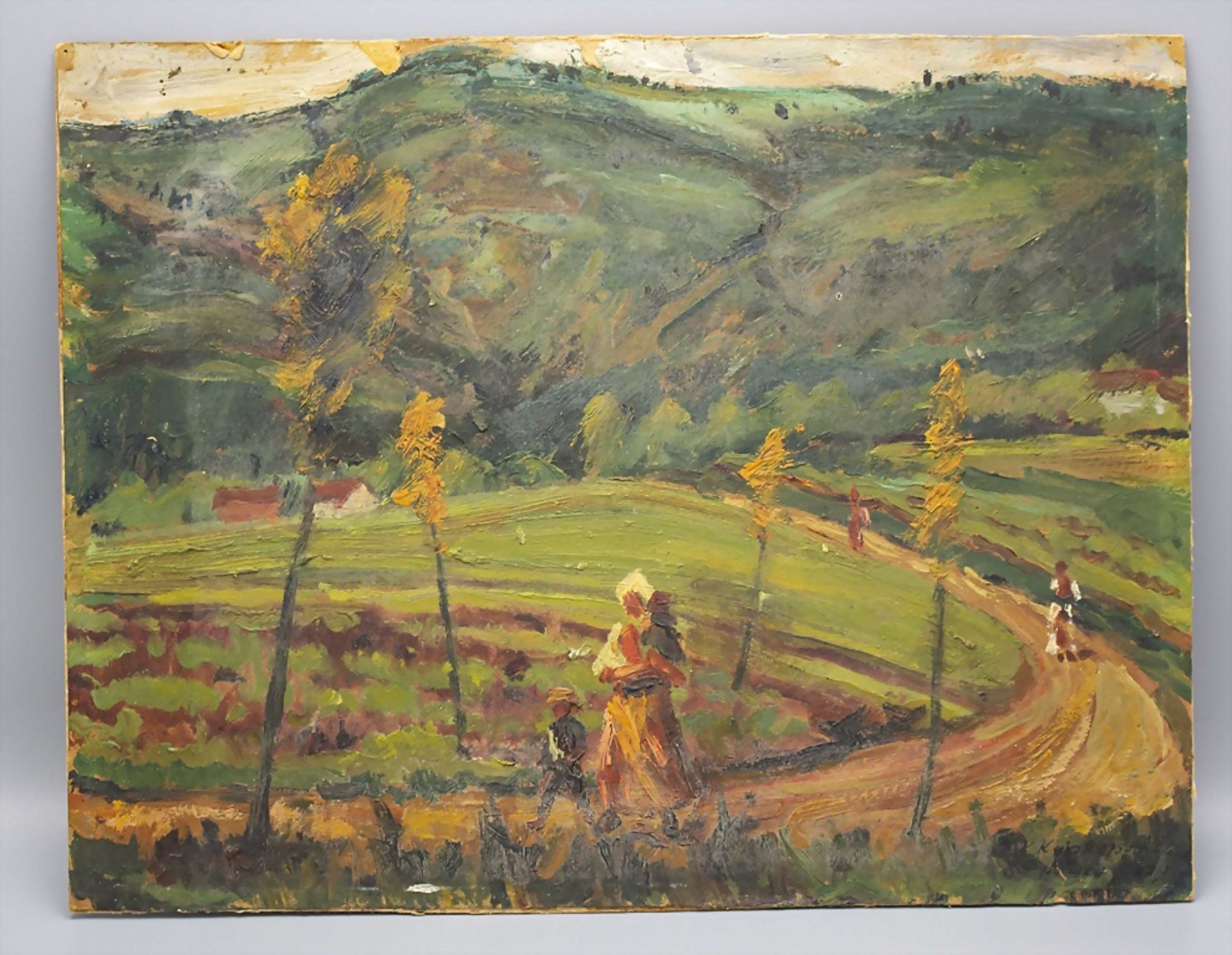 Künstler des 20. Jahrhunderts, K. Kirkorov, 'Der Spaziergang' / 'The stroll', um 1940