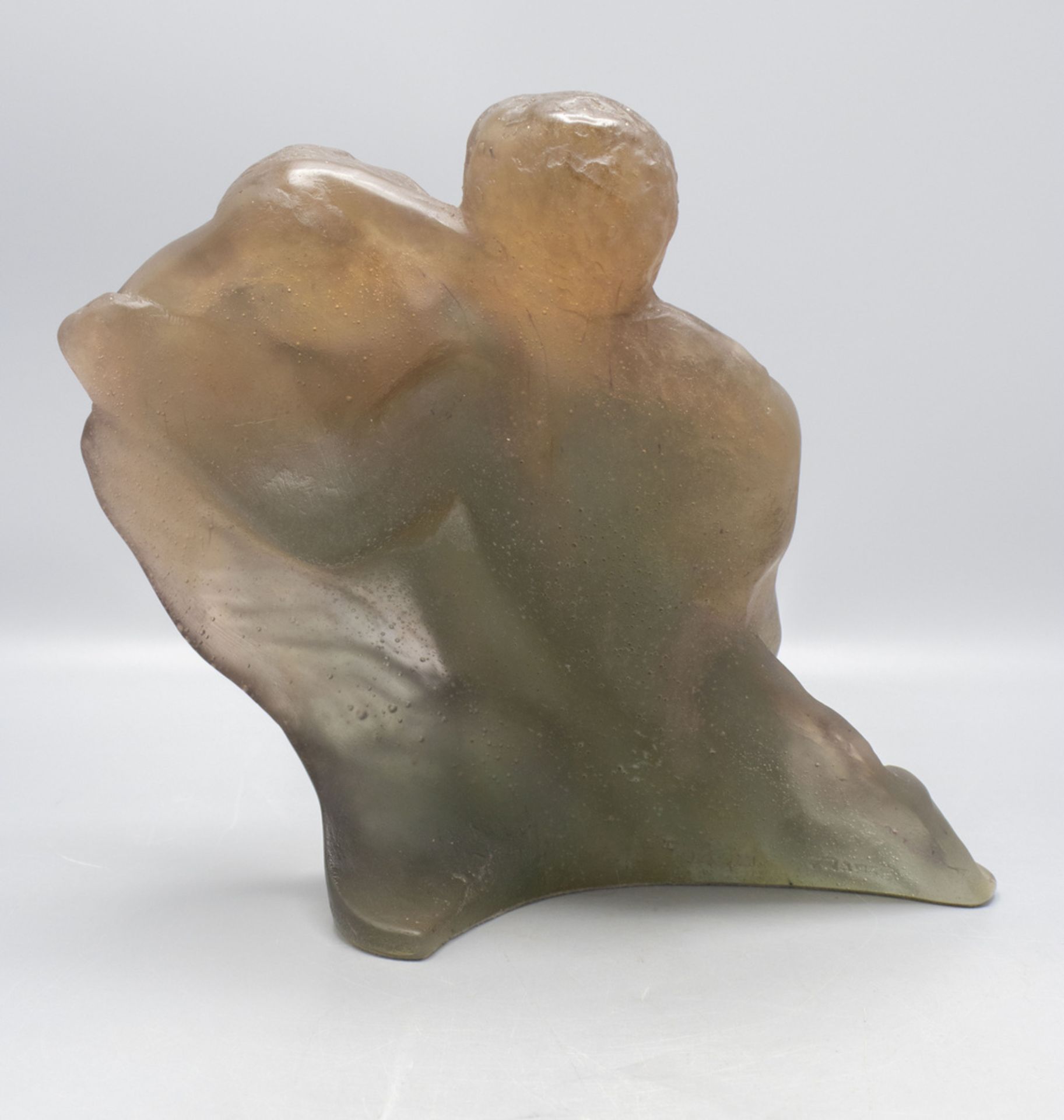 Patè de Verre Glasskulptur 'Liebespaar', Daum France, Frankreich, 1960er Jahre - Image 4 of 8