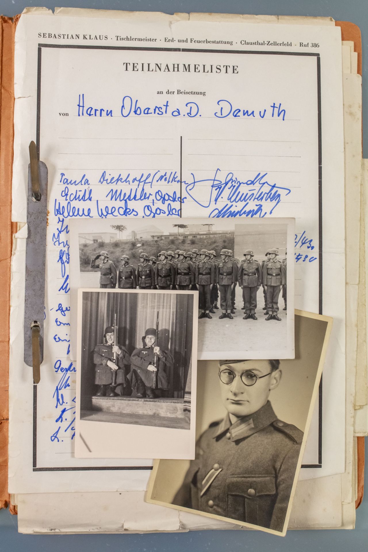 Nachlass Marinedokumente / Estate of navy documents, 1. Weltkrieg & 3. Reich - Bild 5 aus 6