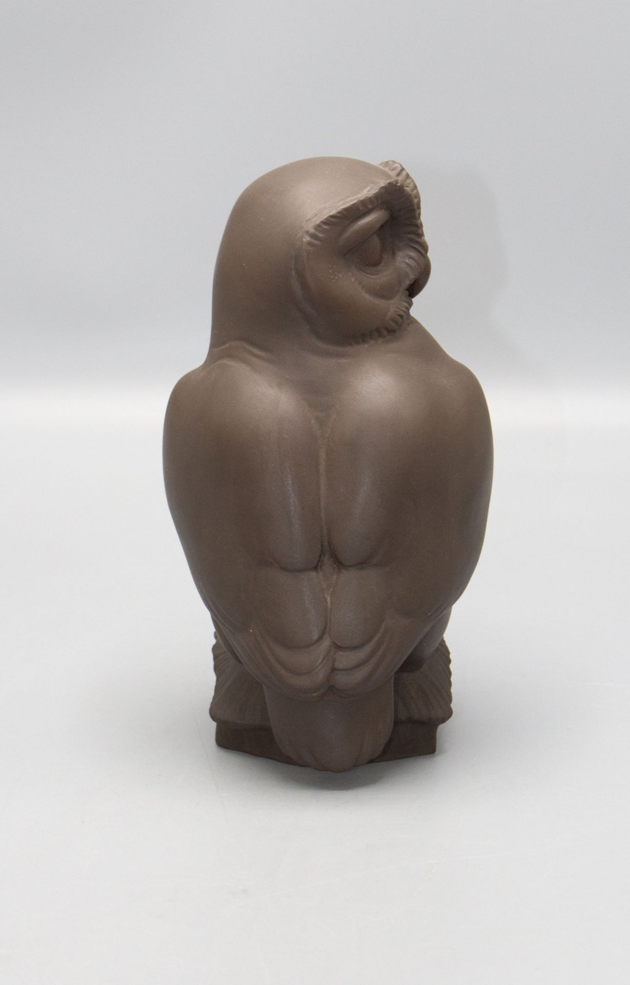 Vogelfigur 'Eule' / A figure of an owl, Meissen, Mitte 20. Jh. - Image 3 of 4