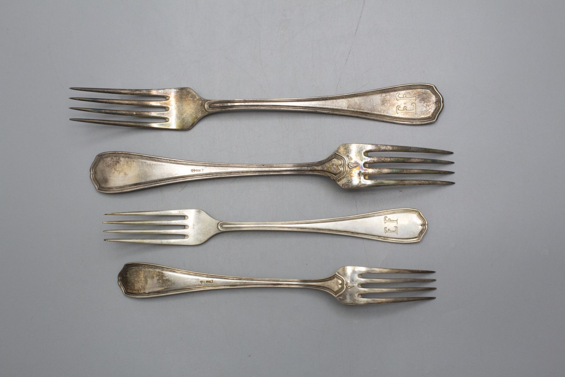 Silberbesteck / A set of silver cutlery - Image 5 of 7