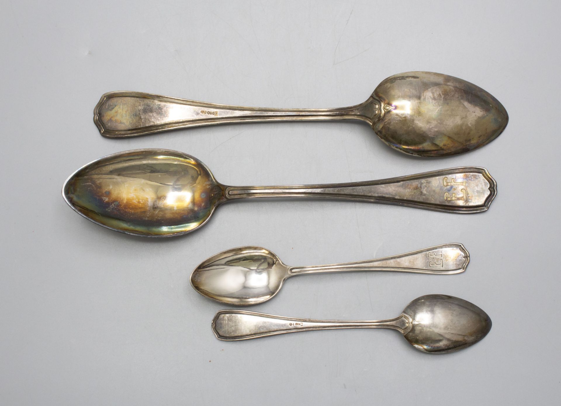Silberbesteck / A set of silver cutlery - Image 2 of 7