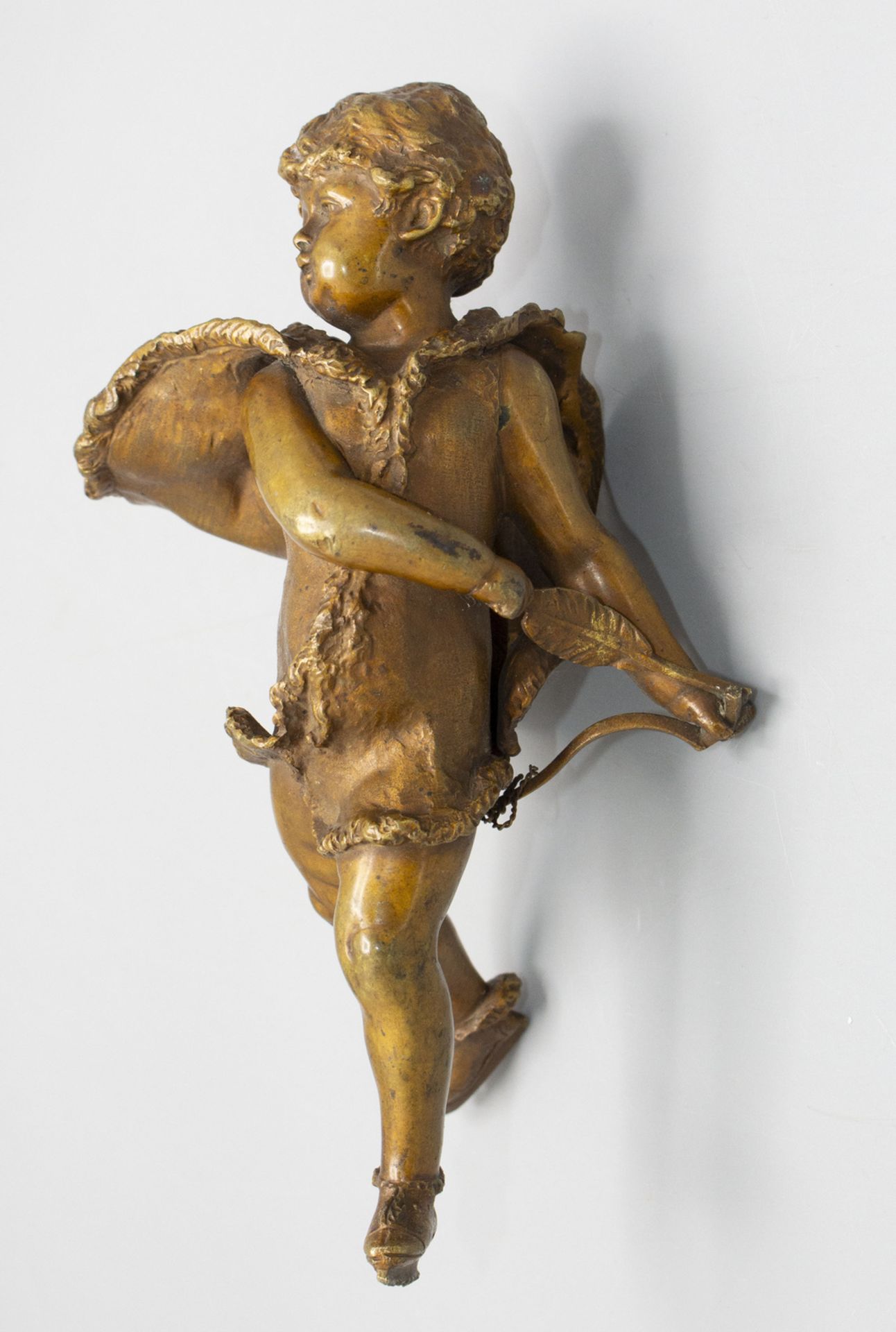 Bronzefigur 'Schlittschuhläufer' / Bronze figure 'ice skater', Anfang 20. Jh. - Bild 2 aus 4