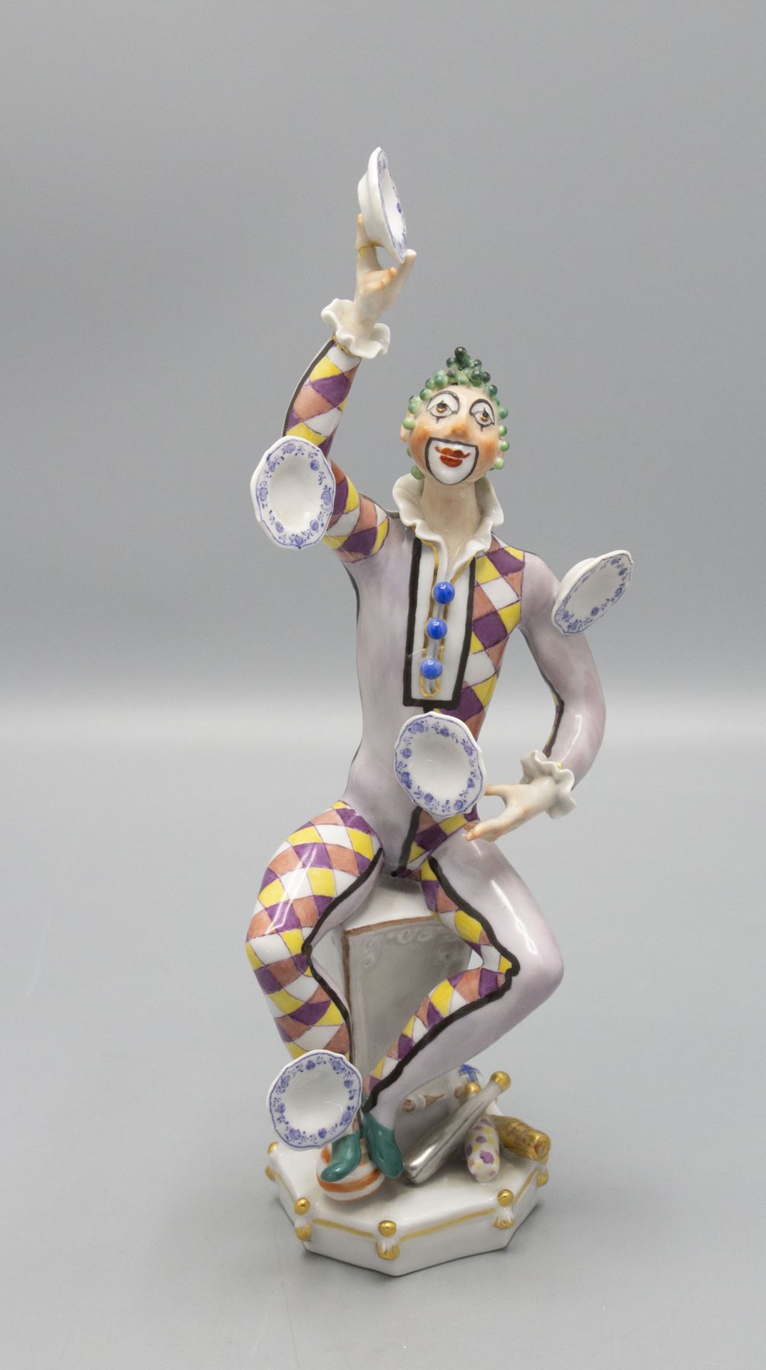 Porzellanfigur 'Der Jongleur' / A porcelain figurine 'The Juggler', Meissen, 1976
