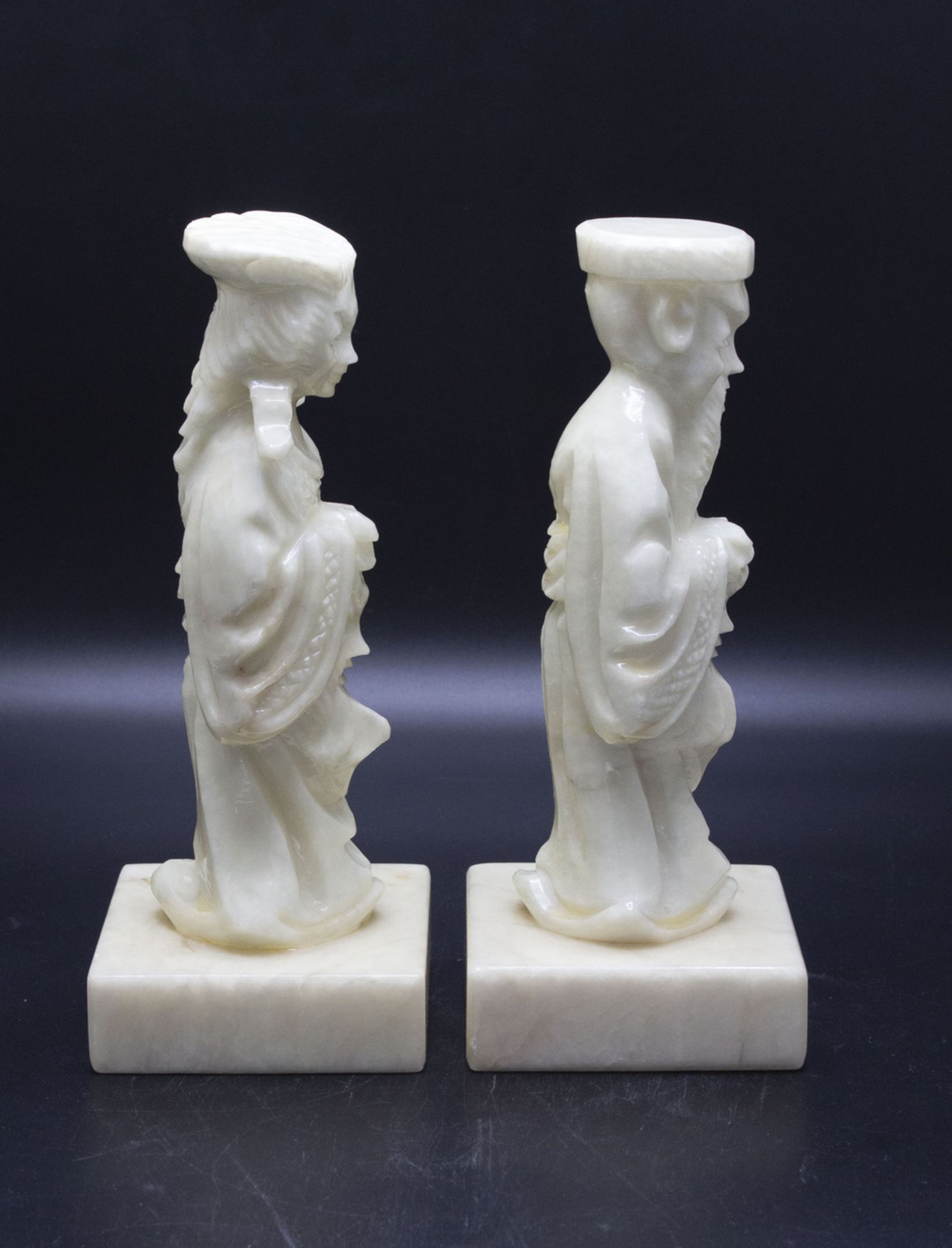 Figurenpaar 'Asiatische Dame und Herr' / A pair of figures 'Asian lady and gentleman', China, ... - Bild 4 aus 5
