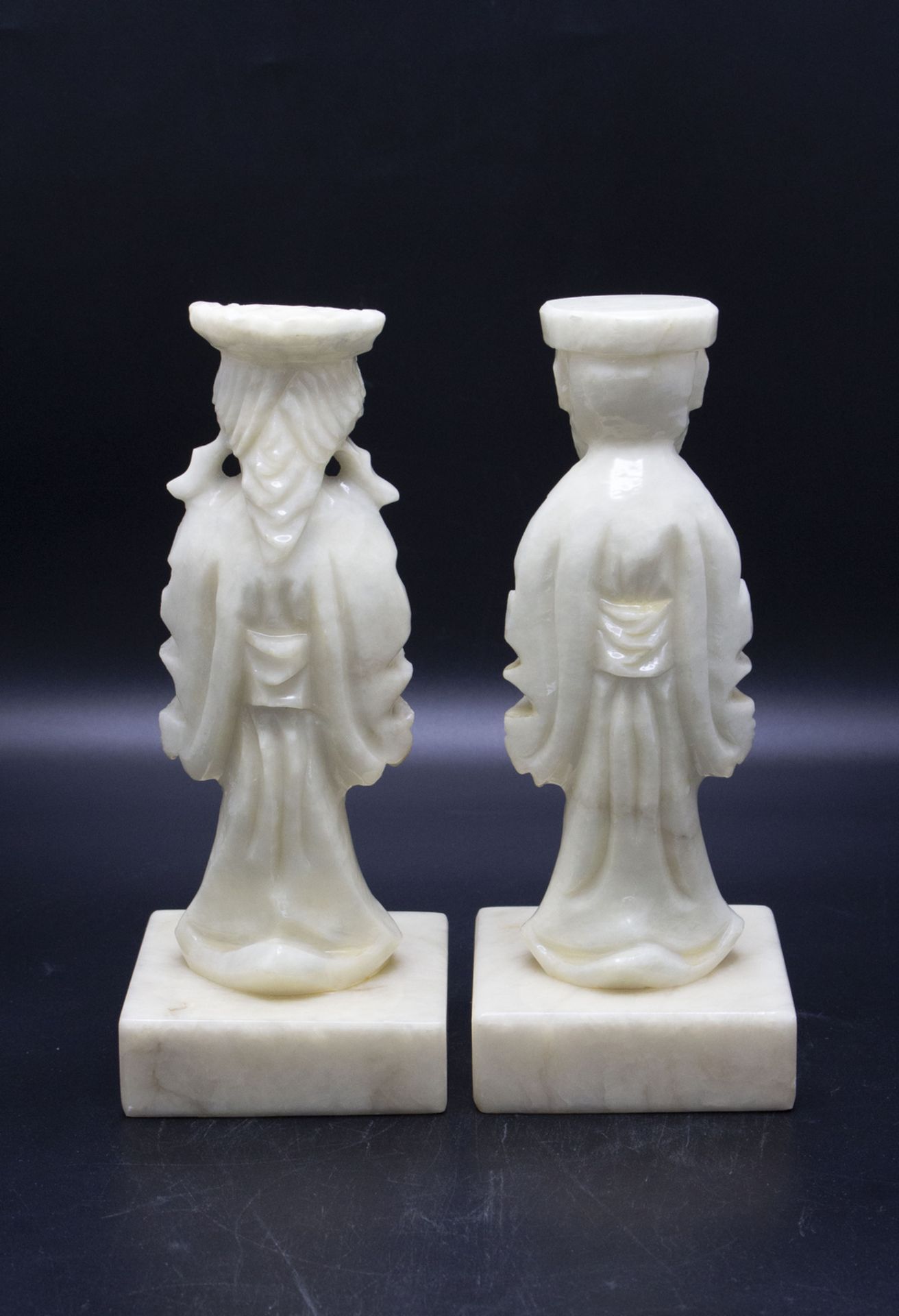 Figurenpaar 'Asiatische Dame und Herr' / A pair of figures 'Asian lady and gentleman', China, ... - Bild 3 aus 5