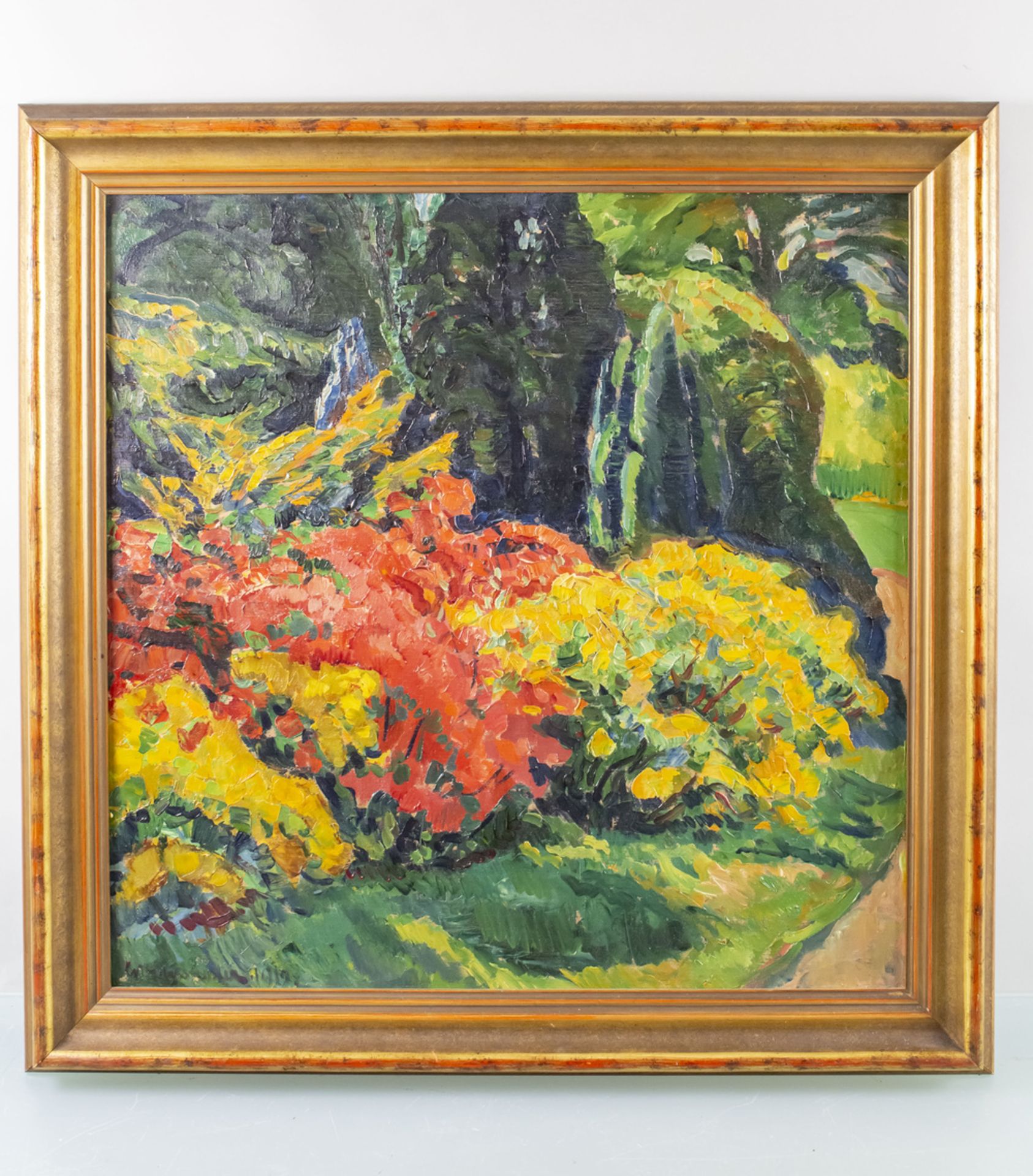 Siegfried BURMEISTER (1906-1998), 'Landschaft mit Blumen' / 'A landscape with flowers' - Image 2 of 5