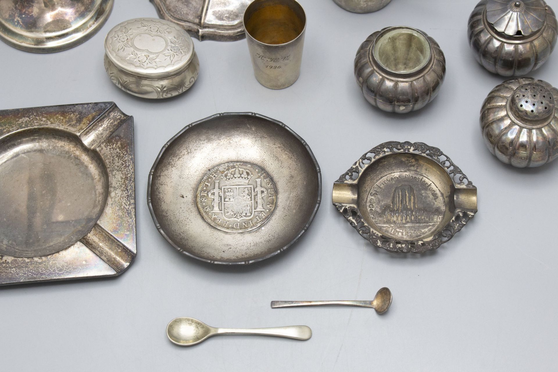 Konvolut aus 11 Silberobjekten / A set of 11 silver objects - Image 2 of 7