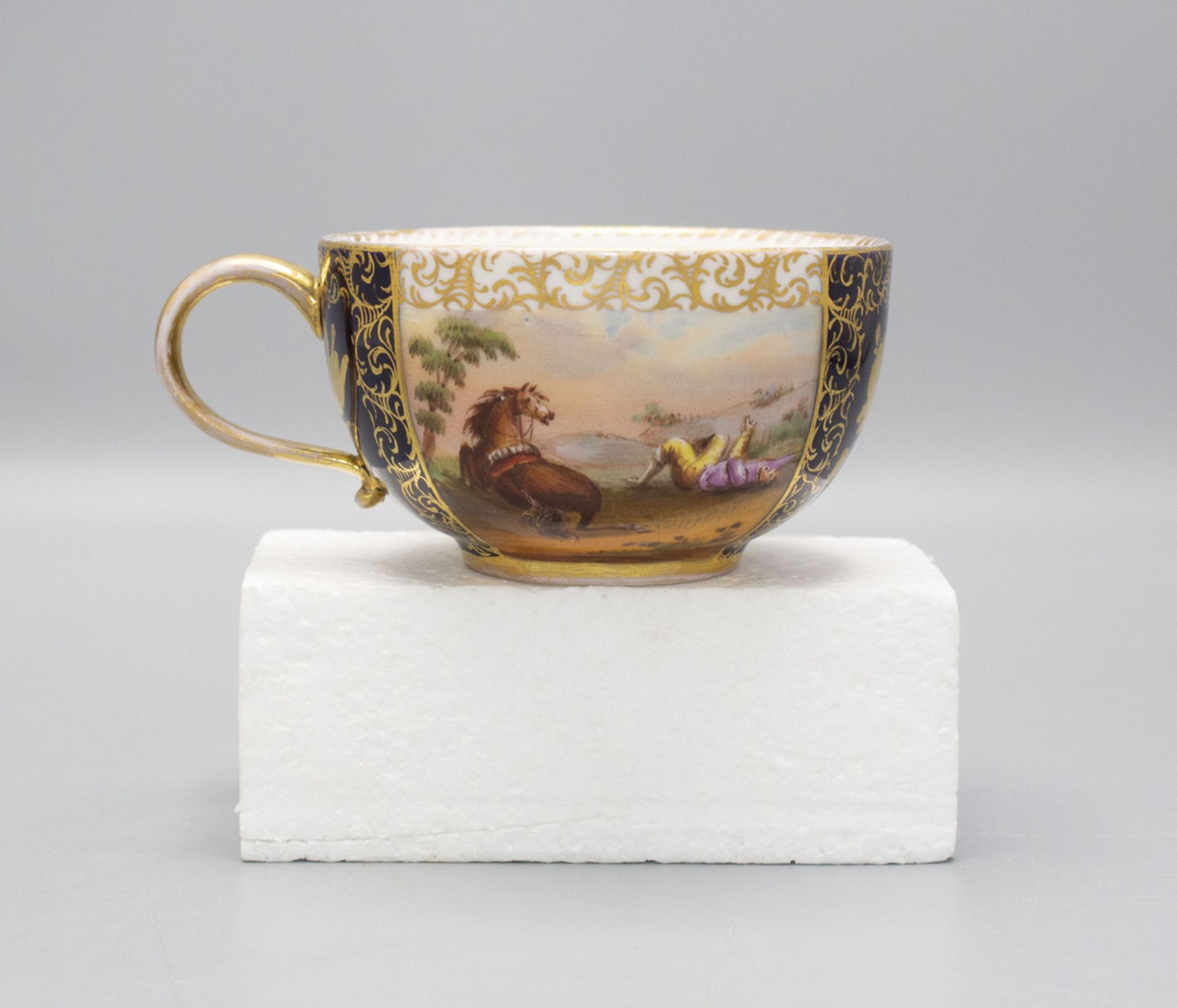 Tasse mit Untertasse / A cup and saucer, Meissen, 1860-1924 - Image 4 of 5