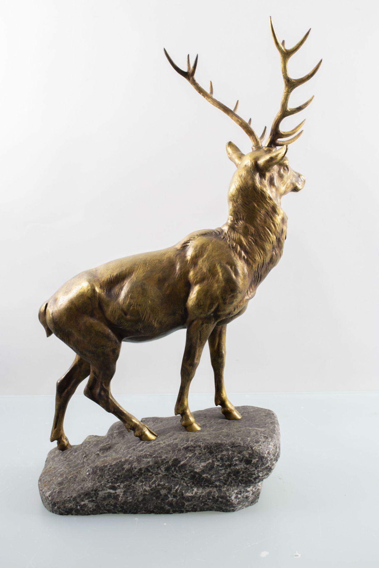 Bronzeskulptur 'Hirsch', 14 Ender - Bild 4 aus 4