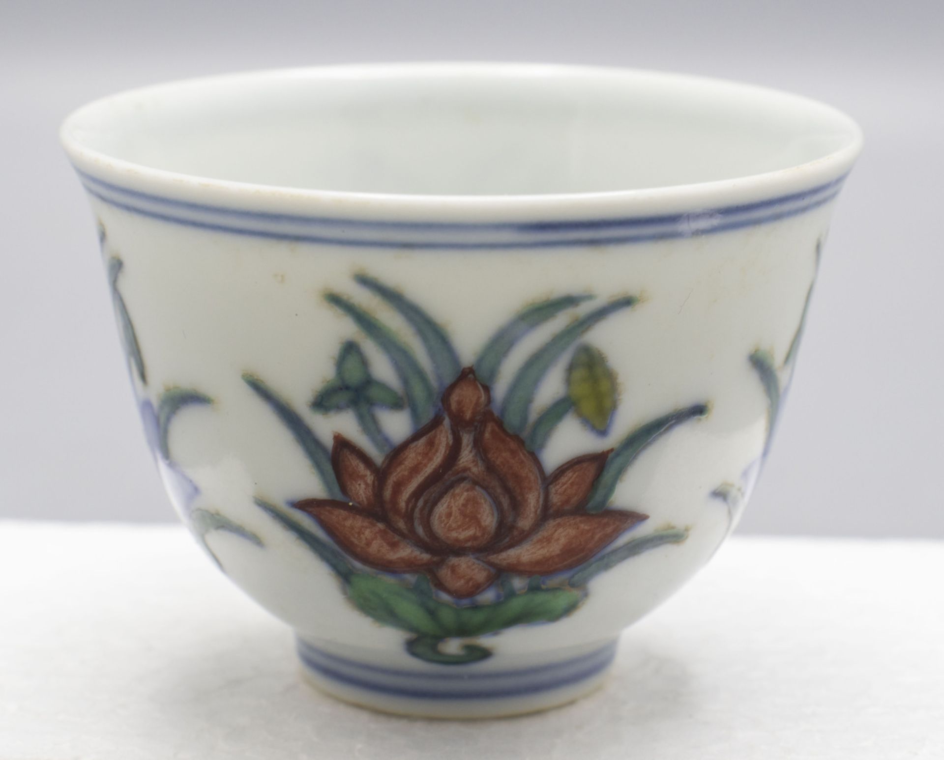 Kleine Weinschale / A small wine cup, Qing-Dynastie, 18./19. Jh., China