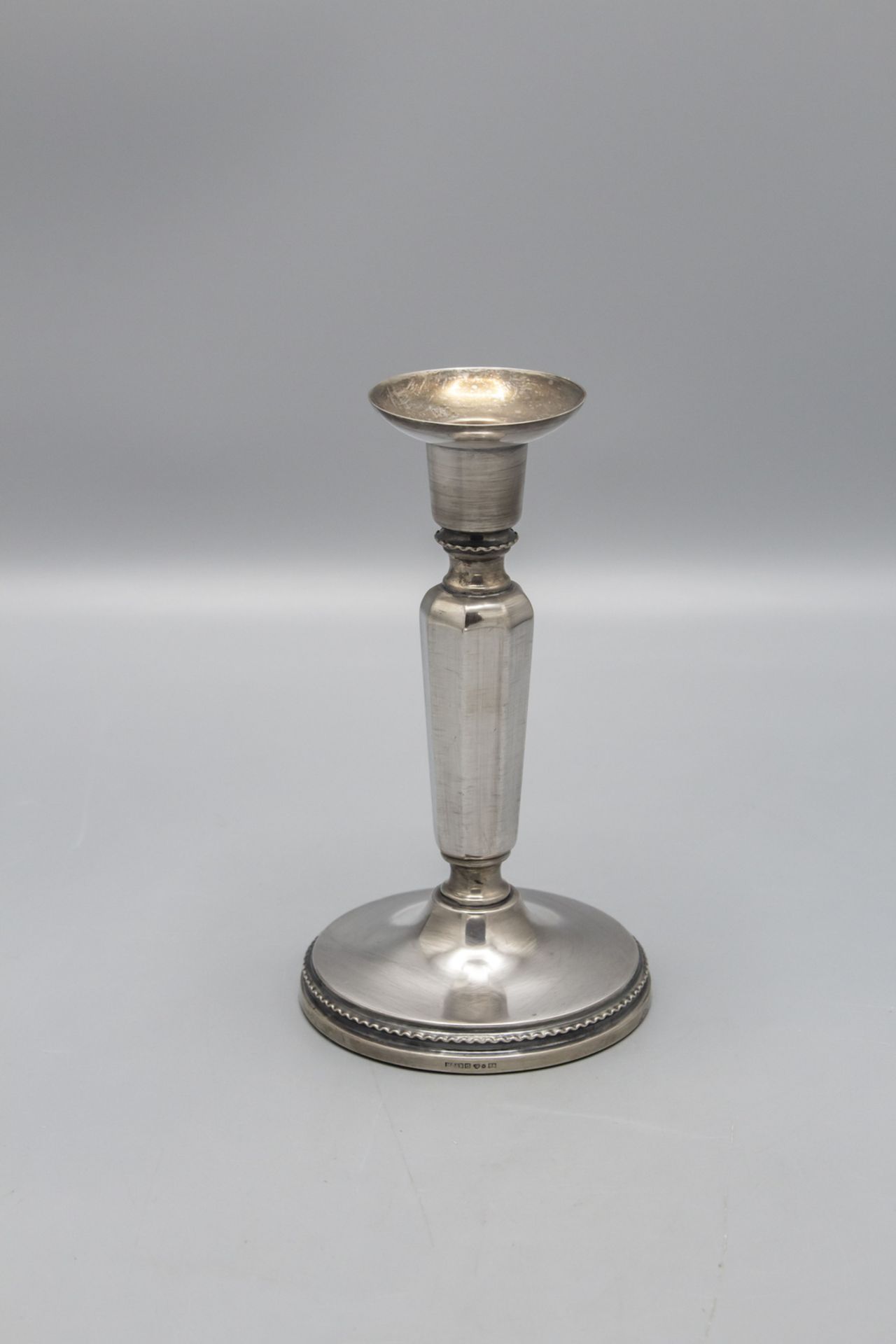 Kerzenleuchter / A silver candle holder, Markströms Guldsmeds AB, Uppsala, Schweden, 1946