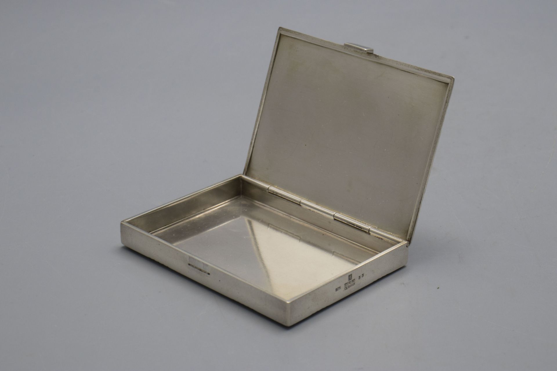 Art Déco Zigarettenetui / An Art Deco Sterling silver cigarette case, Georg Jensen, ...