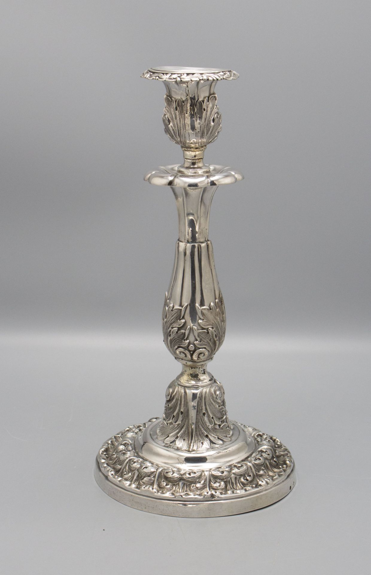 Kerzenleuchter / A silver candlestick, Paris, 19. Jh. - Image 2 of 6