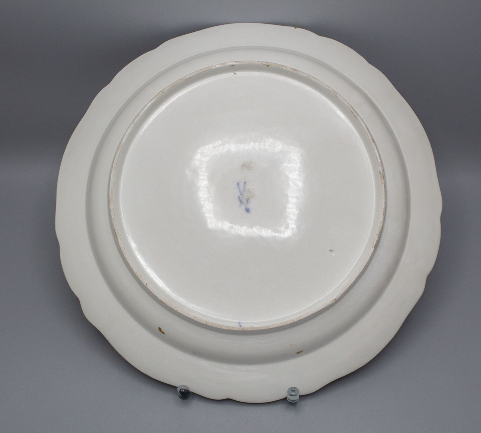 2 große Teller / 2 large plates, Meissen, Marcolini-Periode, 1774-1814 - Image 3 of 6