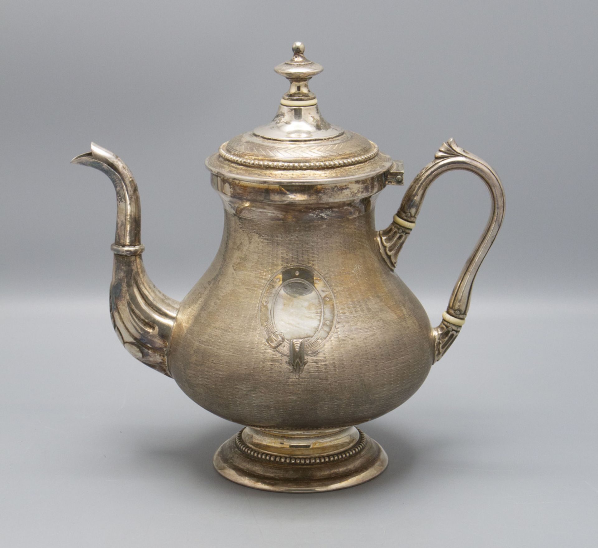 Tee- und Milchkanne / A tea pot and a milk pot, WMF, um 1900 - Image 2 of 10